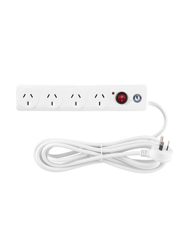 Arlec 4 Outlet Surge Protected Powerb