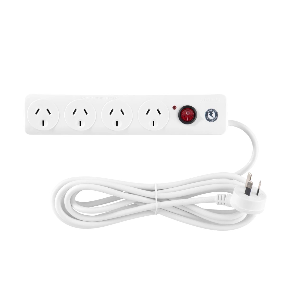 1 Arlec 4 Outlet Surge Protected Powerboard, 1 of 3
