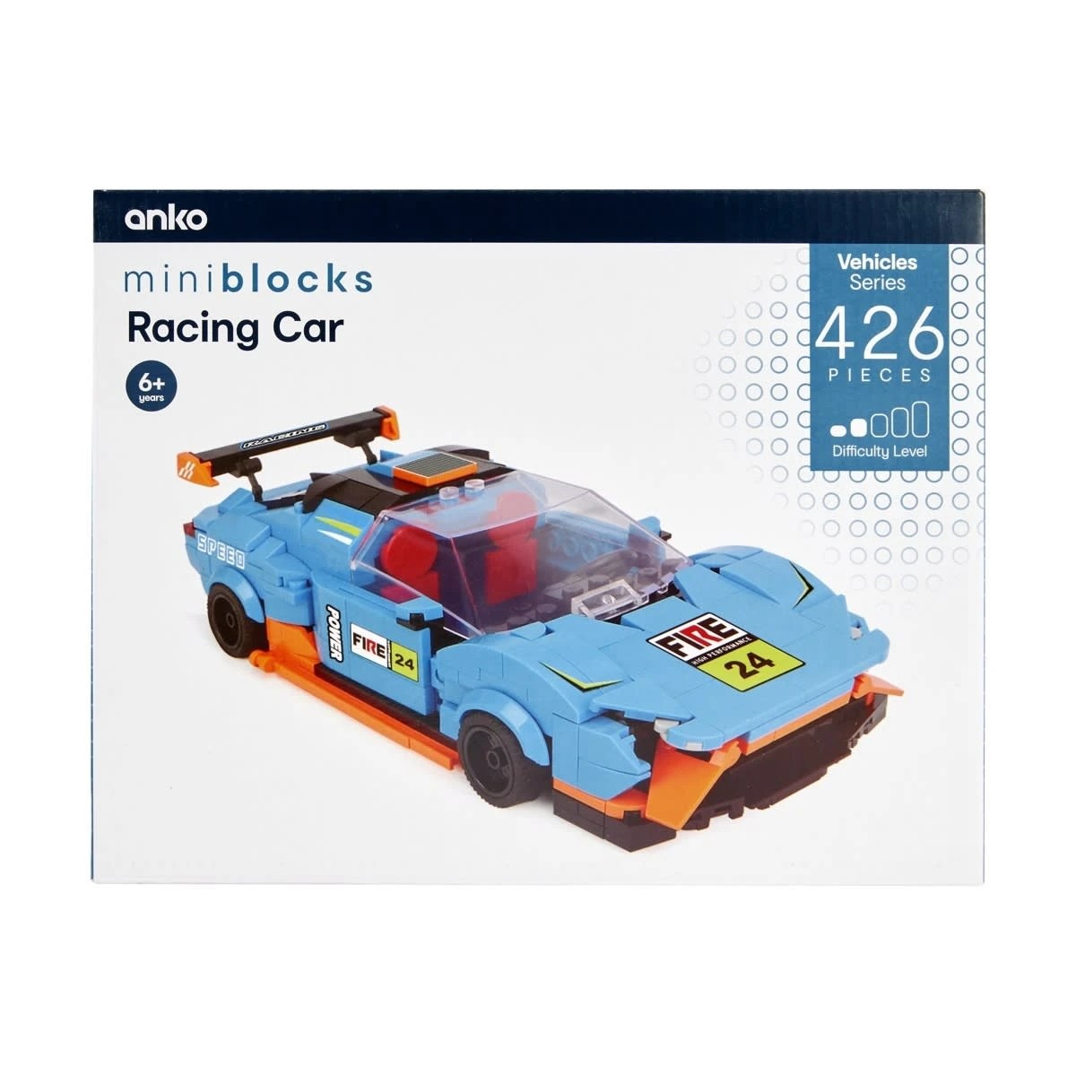 1 426 Piece Mini Blocks Vehicles Series: Racing Car, 1 of 5