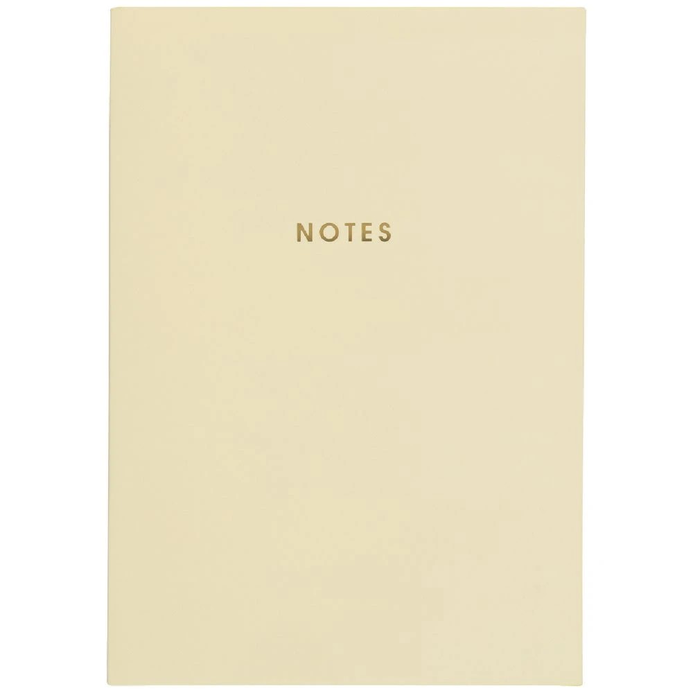 1 Otto A5 Colour Block Notebook 160 Pages Pastel Yellow, 1 of 2