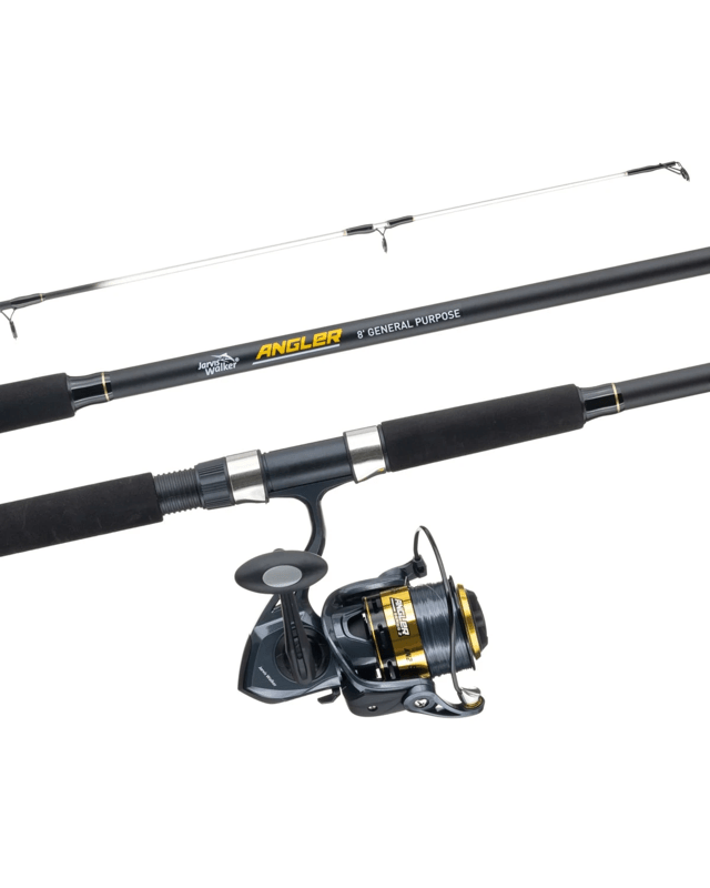 Jarvis Walker Angler Series 2 General Purpose Combo - 8ft., Black and 