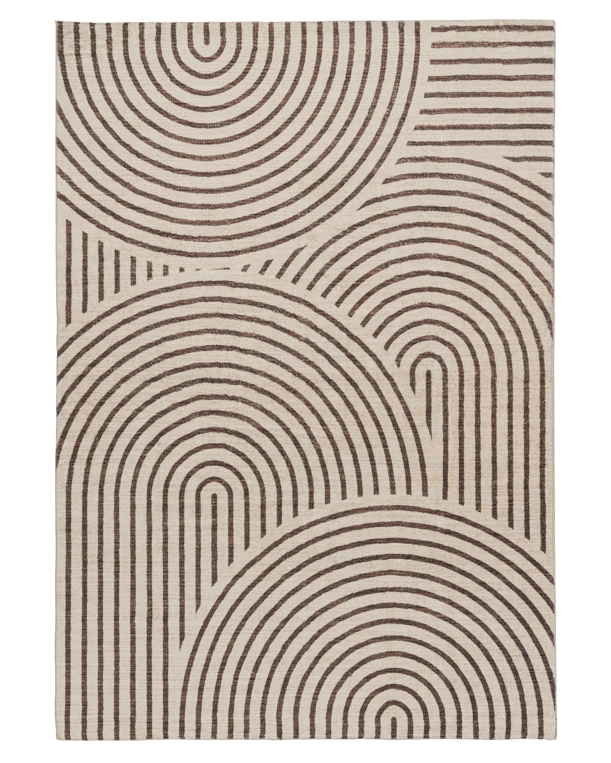 1 Loopsie Corinth Dark Arch Washable Rug-400cm x 300cm - Brown, 1 of 8
