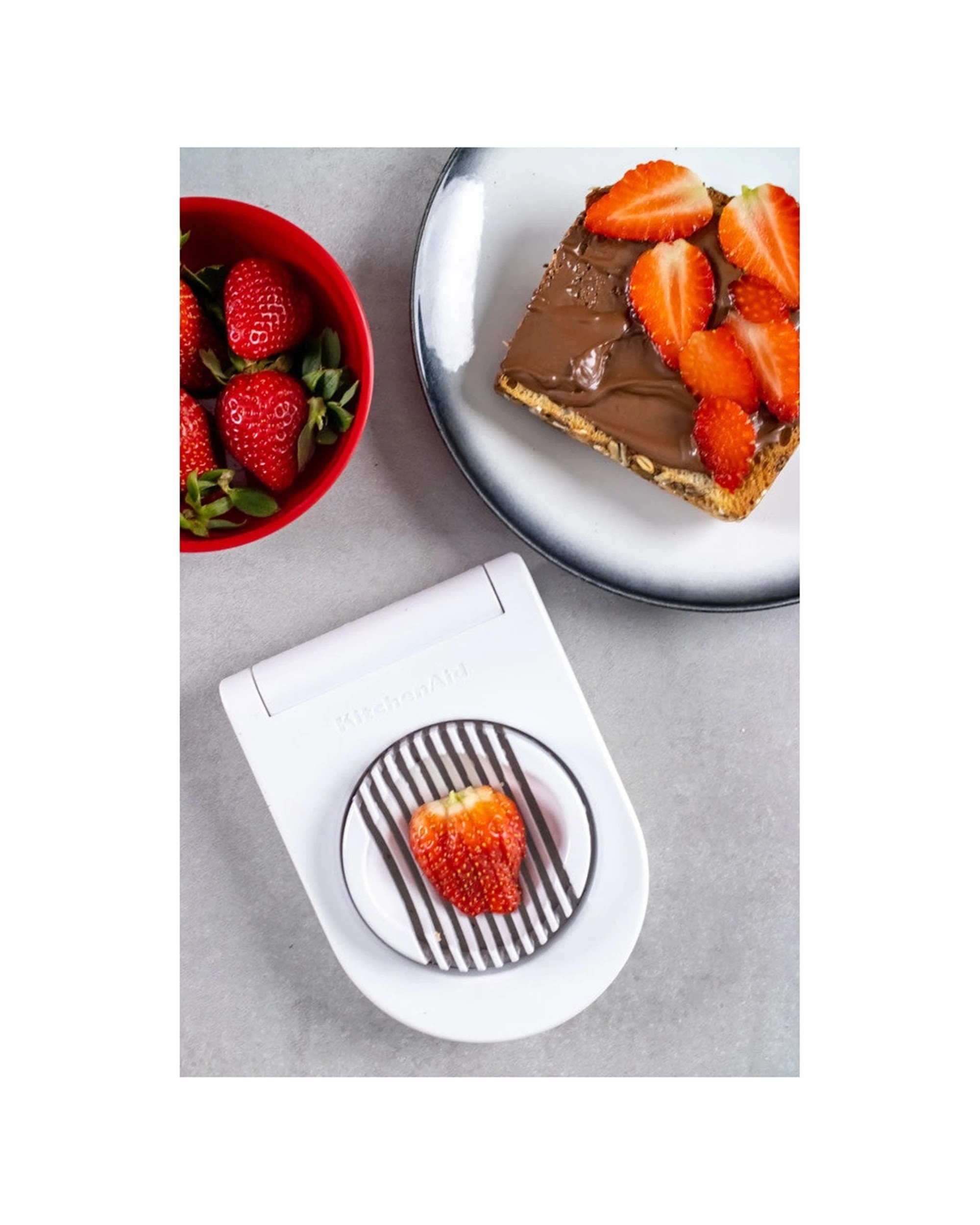 5 KitchenAid Stainless Steel Egg Slicer Non Slip Dishwasher Safe 23x11.5cm - White, 5 of 7