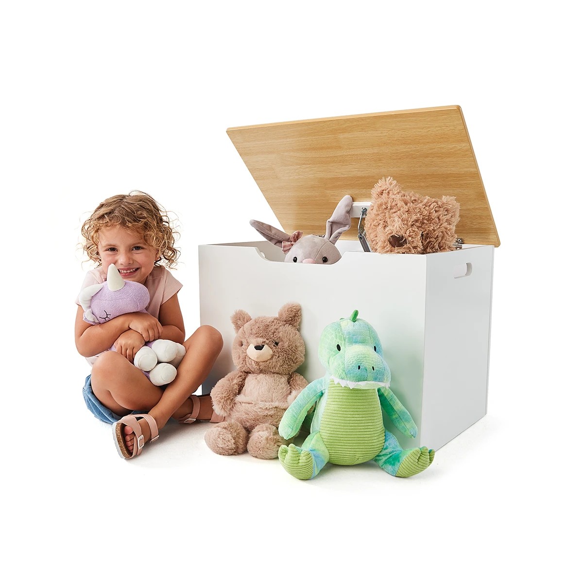 1 Wooden Toy Box, 1 of 10