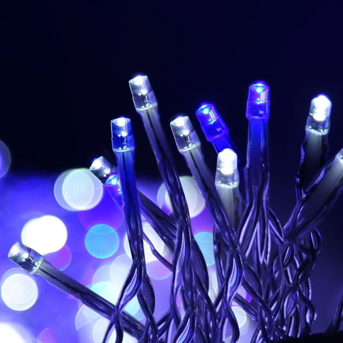 8 Jingle Jollys 20M Christmas Lights Icicle Light Xmas Garden Decoration - Black, 8 of 10