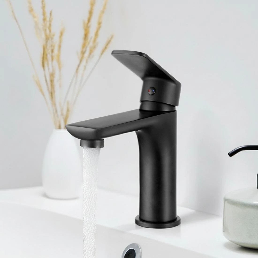 4 Cefito Bathroom Basin Mixer Tap Brass Faucet Vanity Laundry Sink - Black, 4 of 4