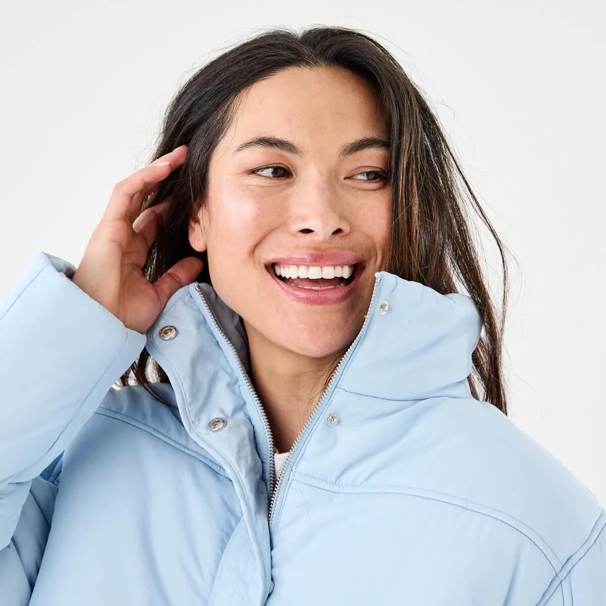 5 Padded Puffer Jacket Blu Skyway, 5 of 8
