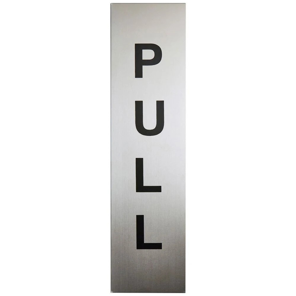 1 Sandleford Metal Pull Sign 200 x 50mm, 1 of 1