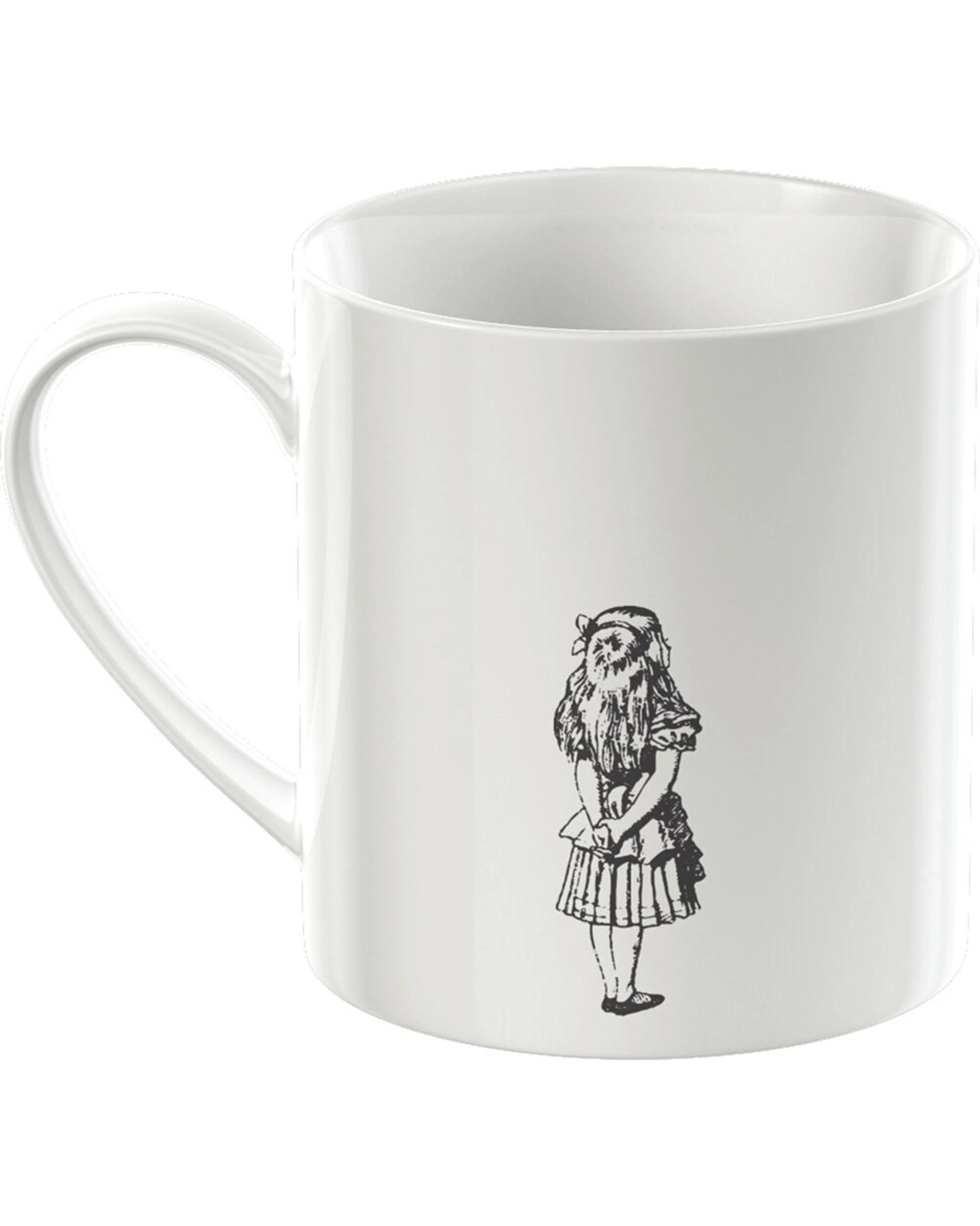 3 Mikasa 2PK V&A  Alice In Wonderland Coffee Drinking Mug Fine China Set 350mL - Alice - White, 3 of 6