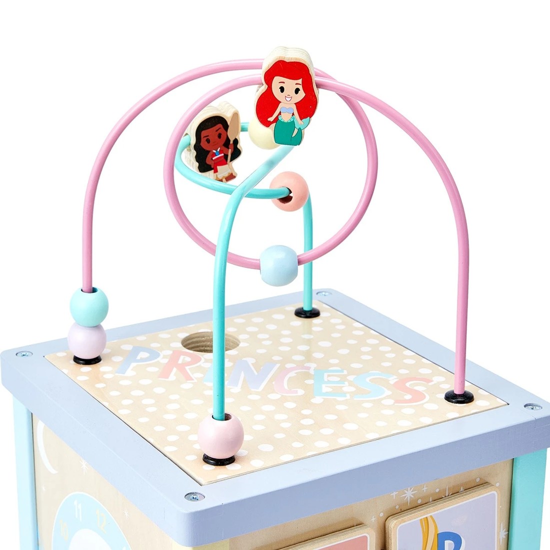 7 Disney Wooden Toys Princess Activity Cube, 7 of 10