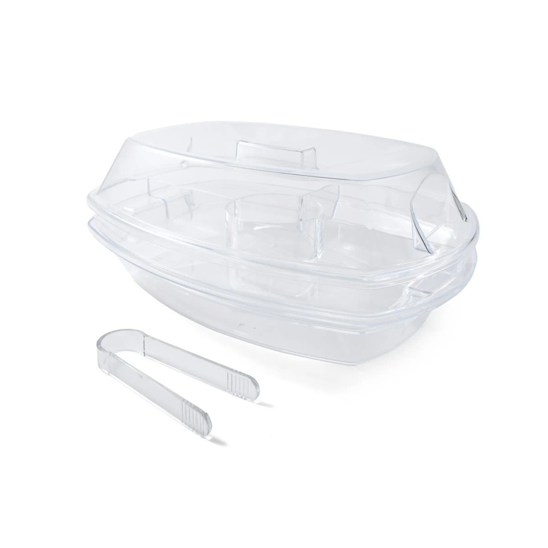 2 Rectangle Food Platter with Ice Tray, 2 of 10