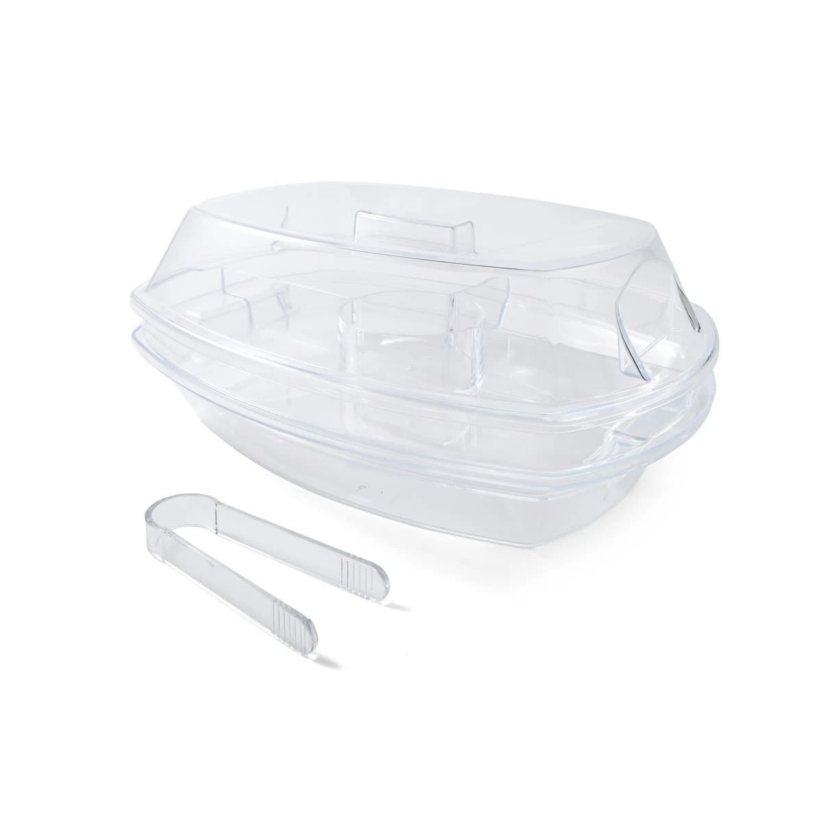 2 Rectangle Food Platter with Ice Tray, 2 of 10