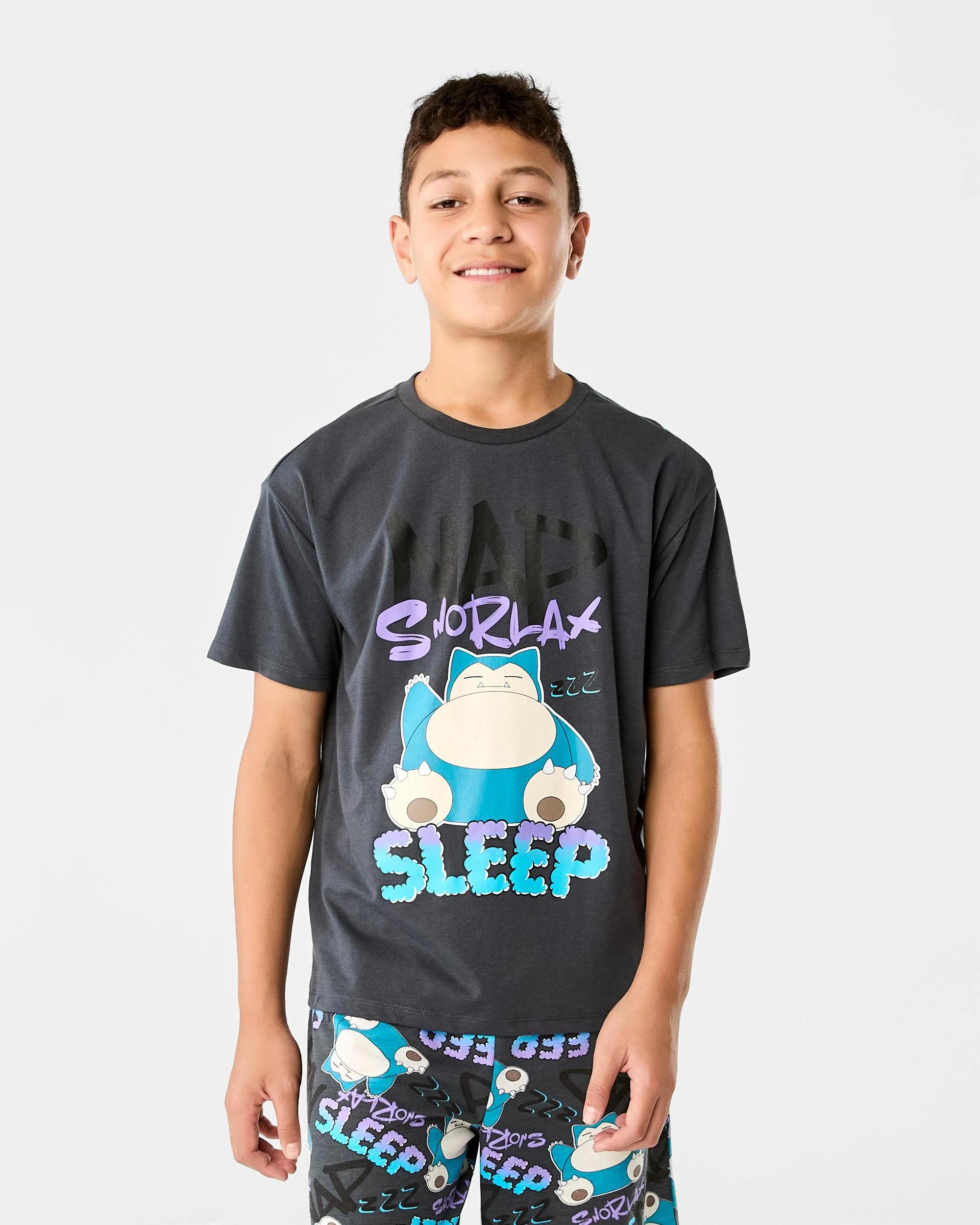 1 Pokemon License Pyjama Set Snorlax, 1 of 10