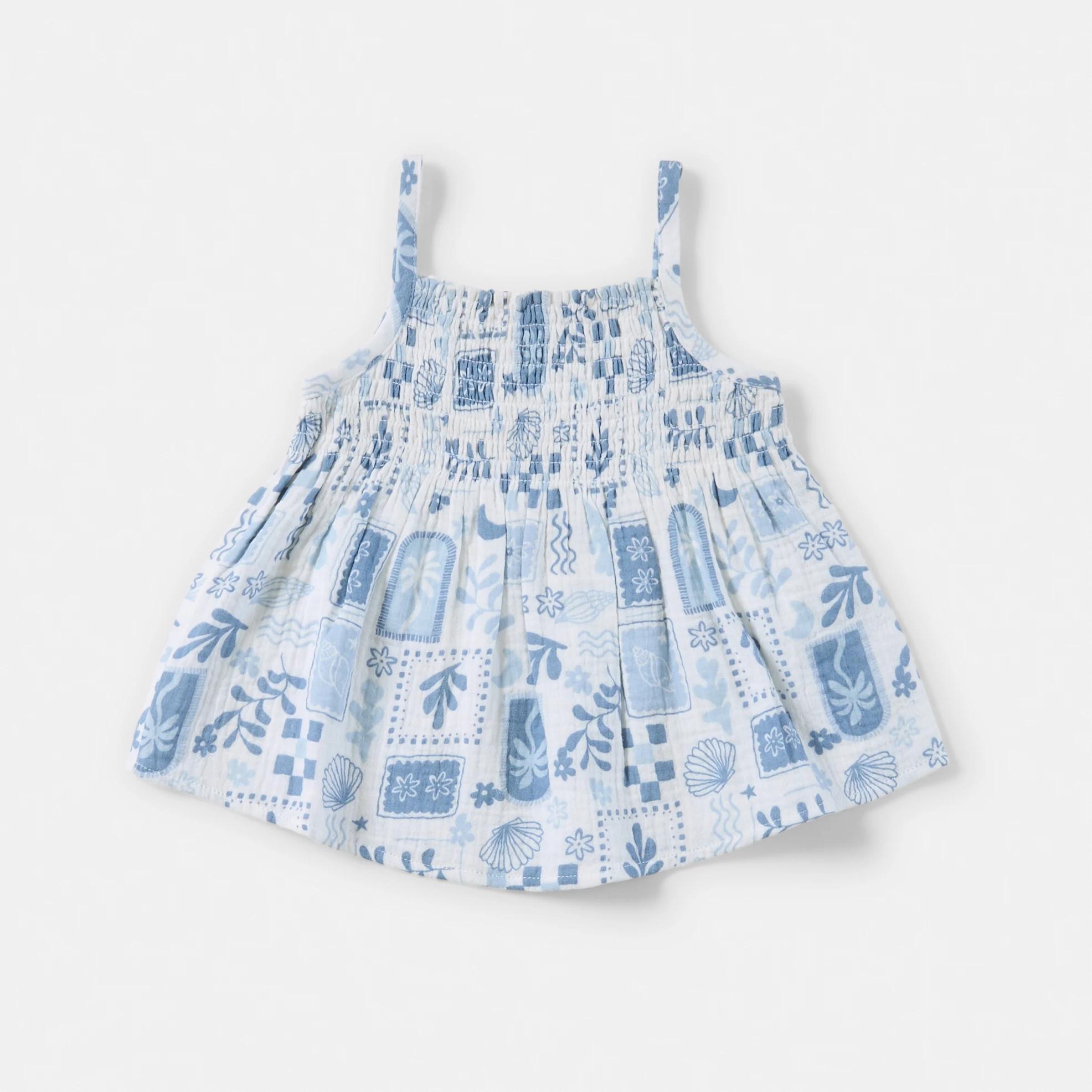 3 Sleeveless Double Cloth Set BLUE COASTAL, 3 of 6