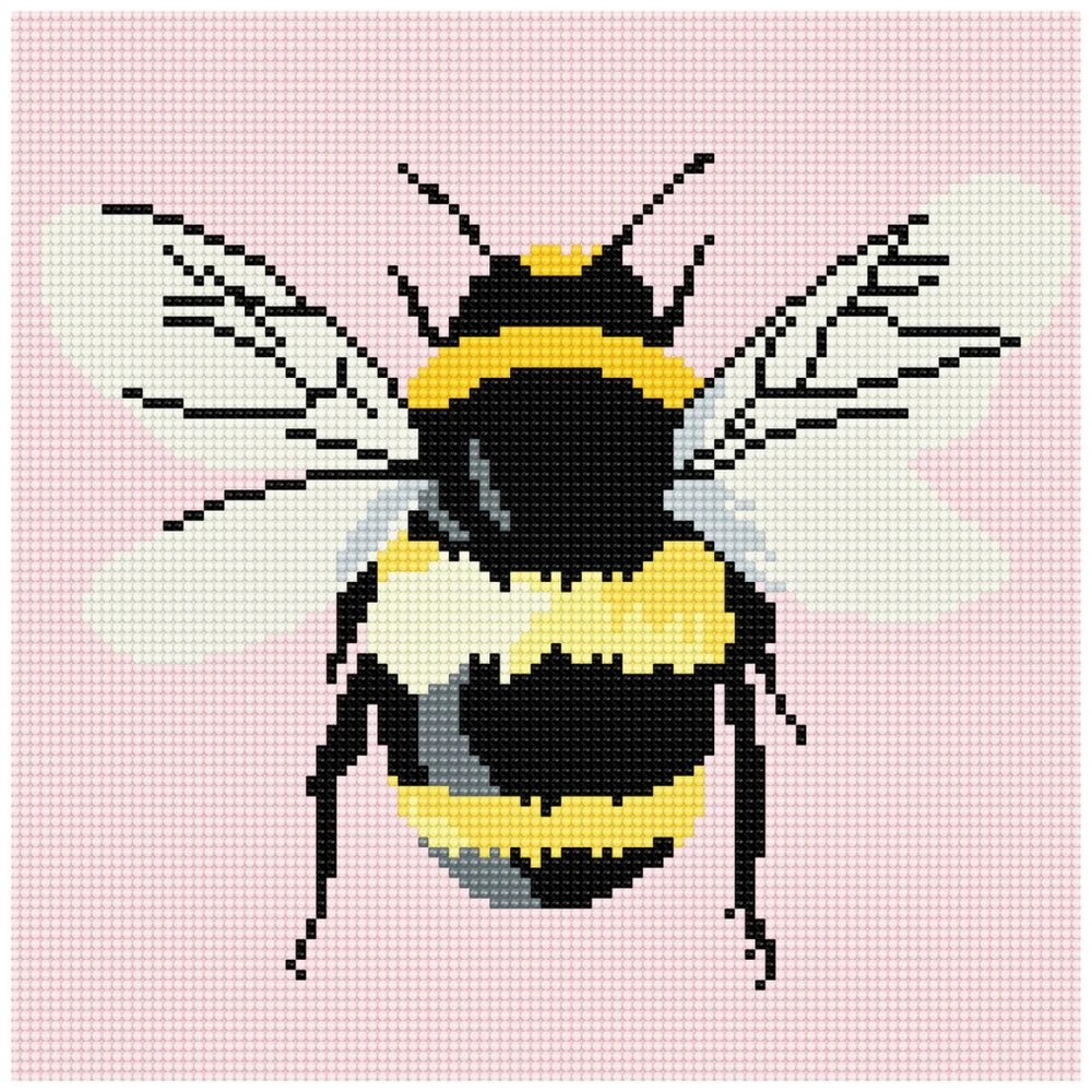 2 Craftsmart Crystal Canvas 28x28 Bee, 2 of 2