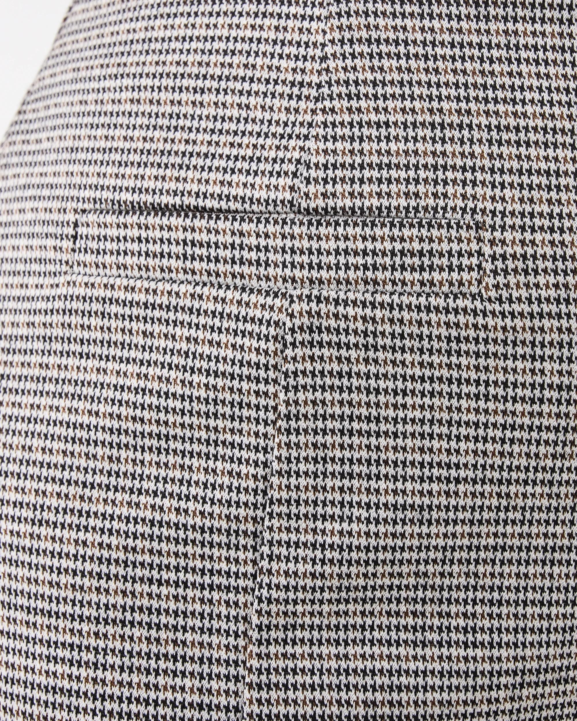 4 A-line Mini Skirt Hndth Brwn, 4 of 6