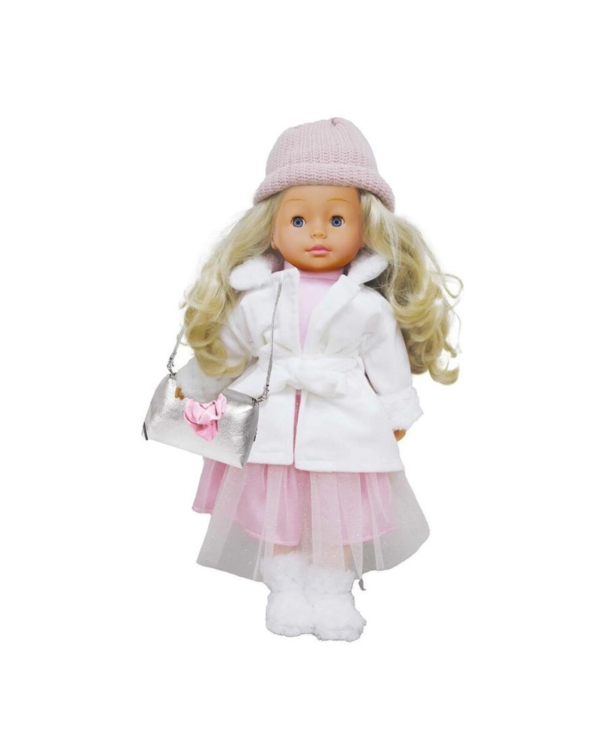 2 Bambolina Girlz Cherie Speaking 100 Words+ 46cm Doll with White Coat, 2 of 7