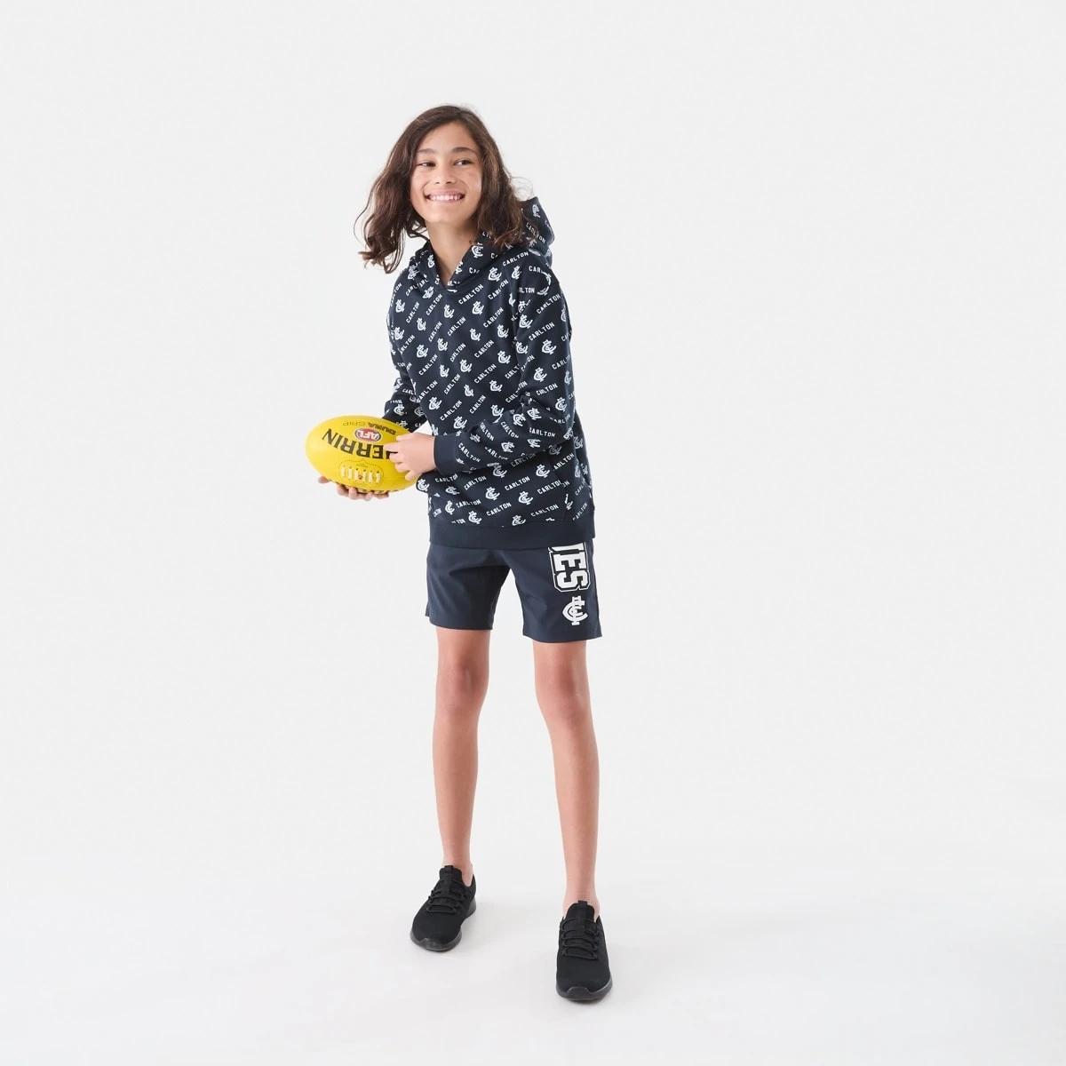 1 Official AFL Kids All Over Print Hoodie Carlton, 1 of 9