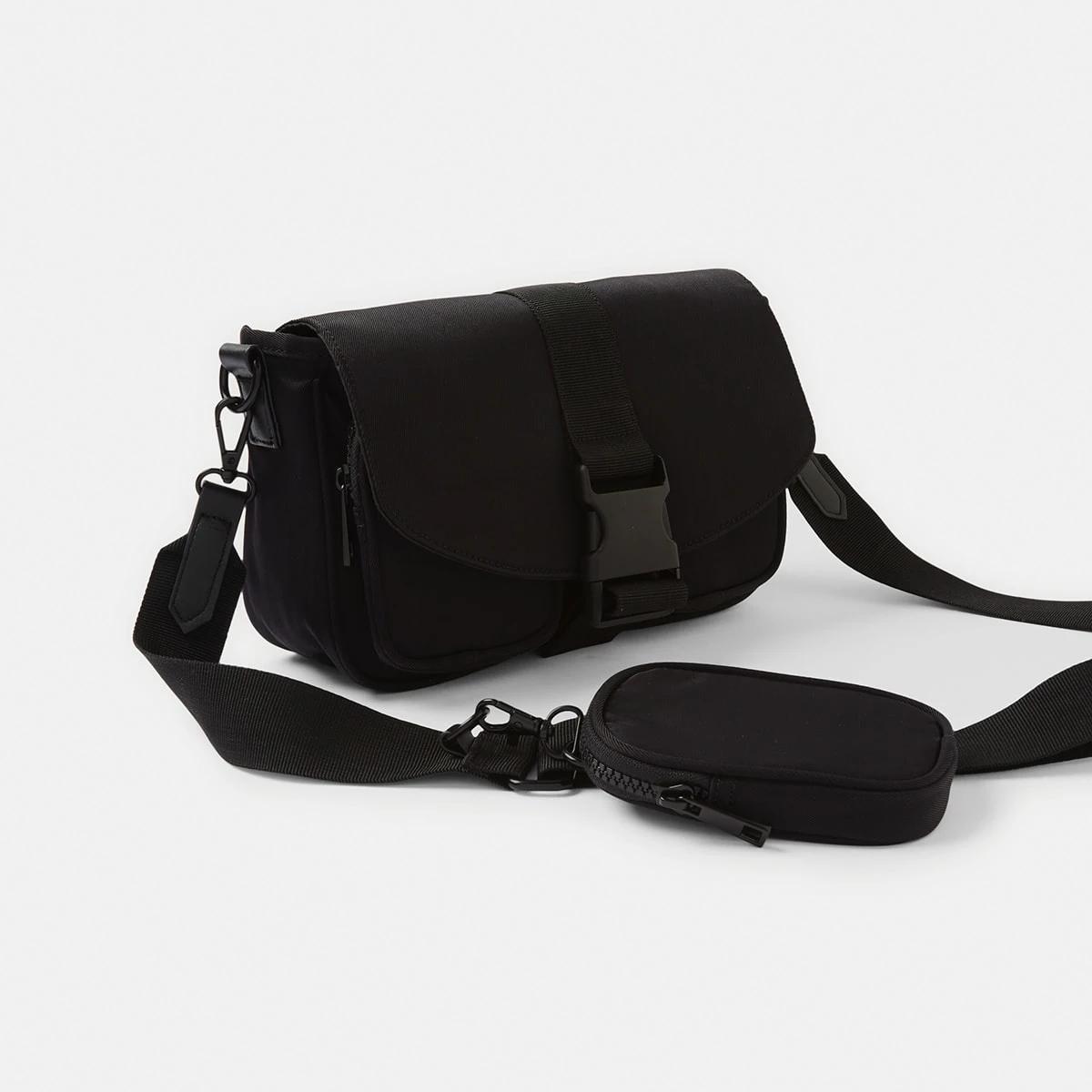 3 Urban Utility Crossbody Bag Black, 3 of 7