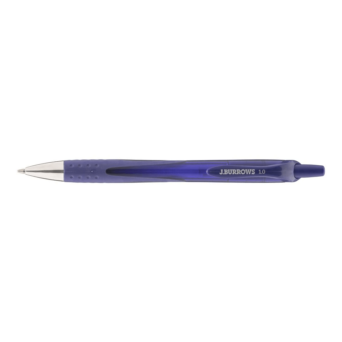 5 J.Burrows Retractable Ballpoint Pens Blue 12 Pack, 5 of 5