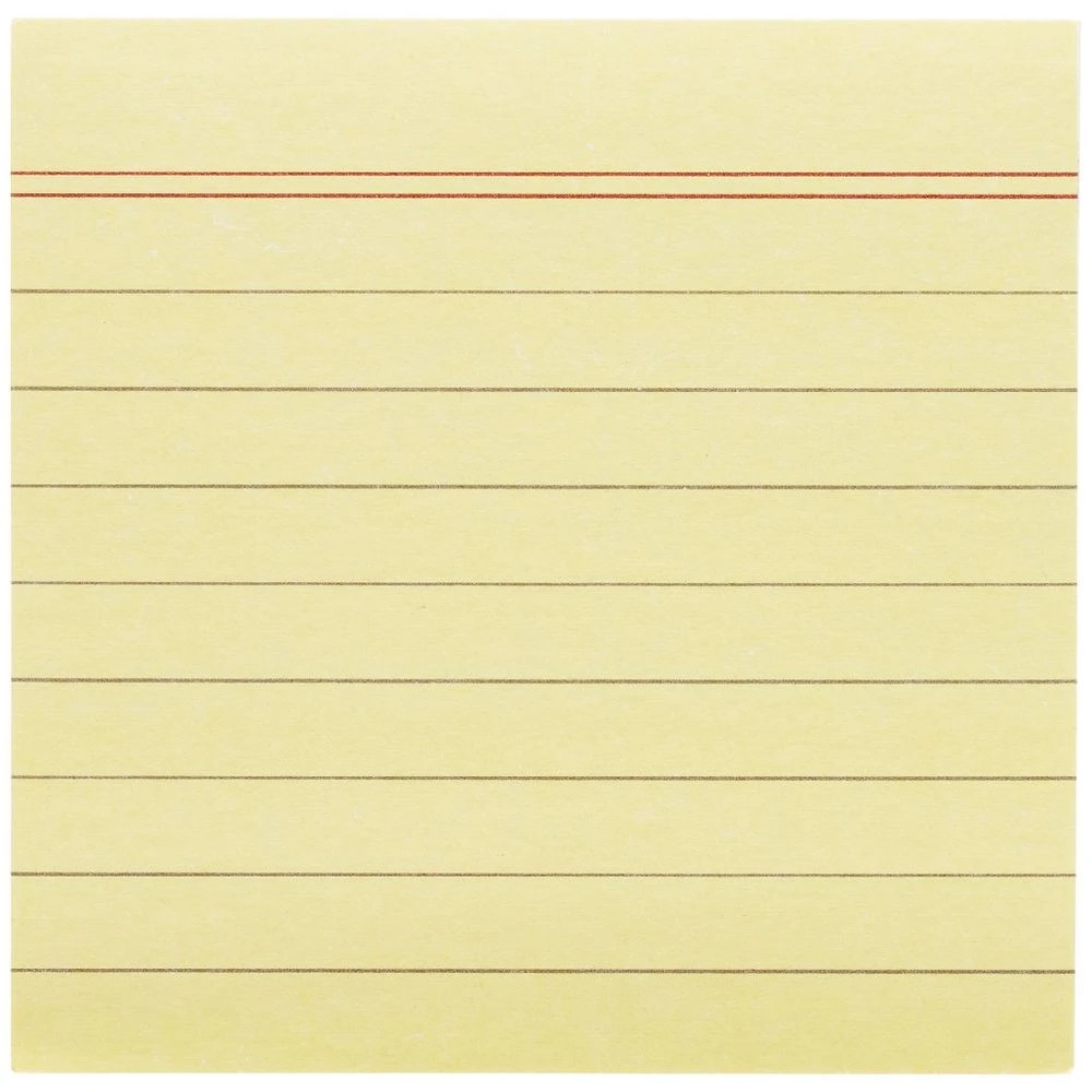 2 J.Burrows Fully Adhesive Notes 76x76mm Yellow, 2 of 3