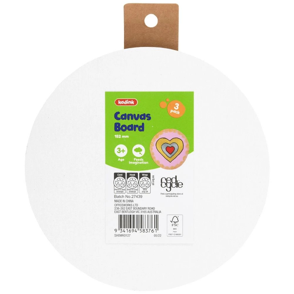 1 Kadink Canvas Boards Round 3 Pack, 1 of 4