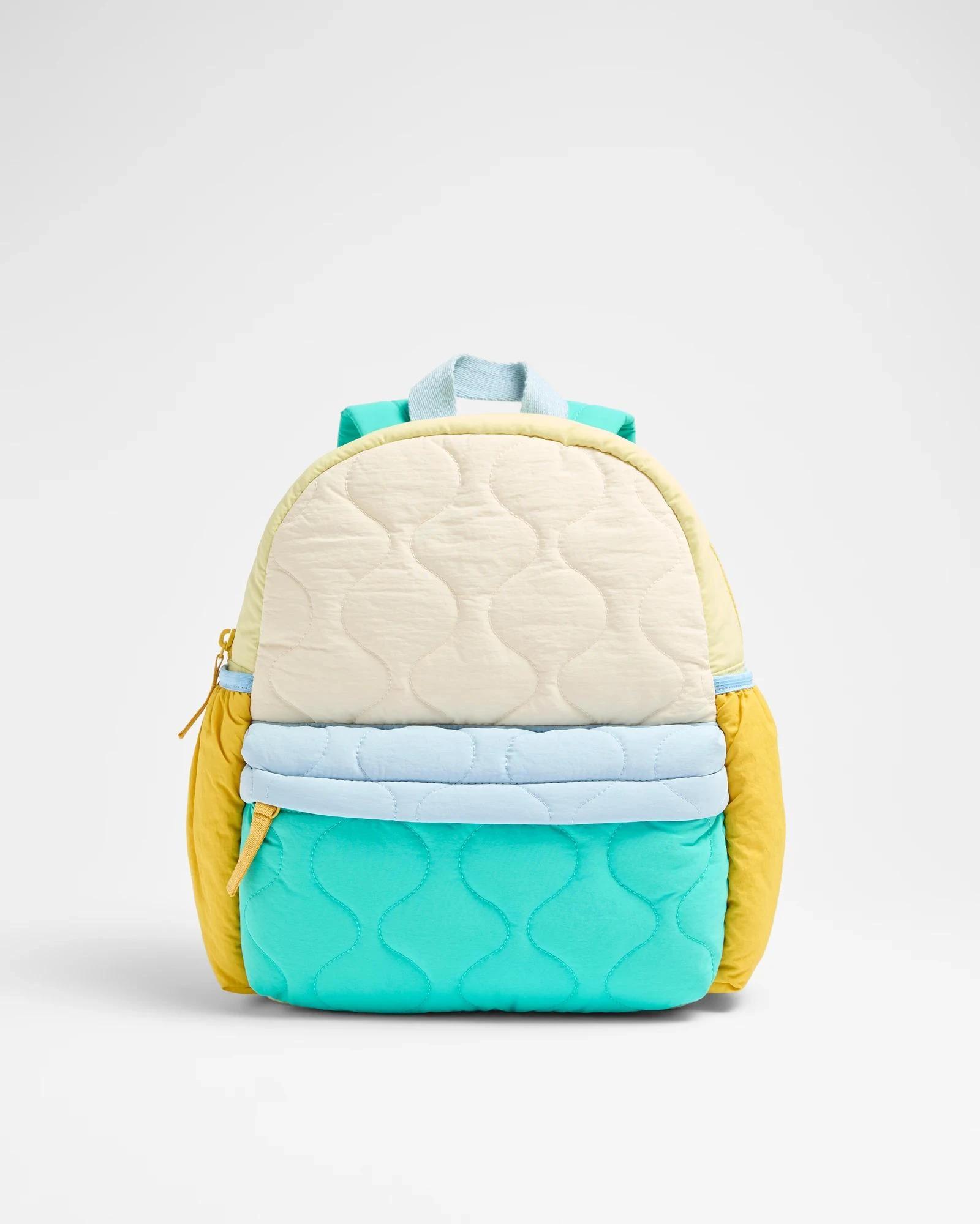 1 Target Kids Colour Block Quilted Backpack COLOUR BLOCKED, 1 of 3