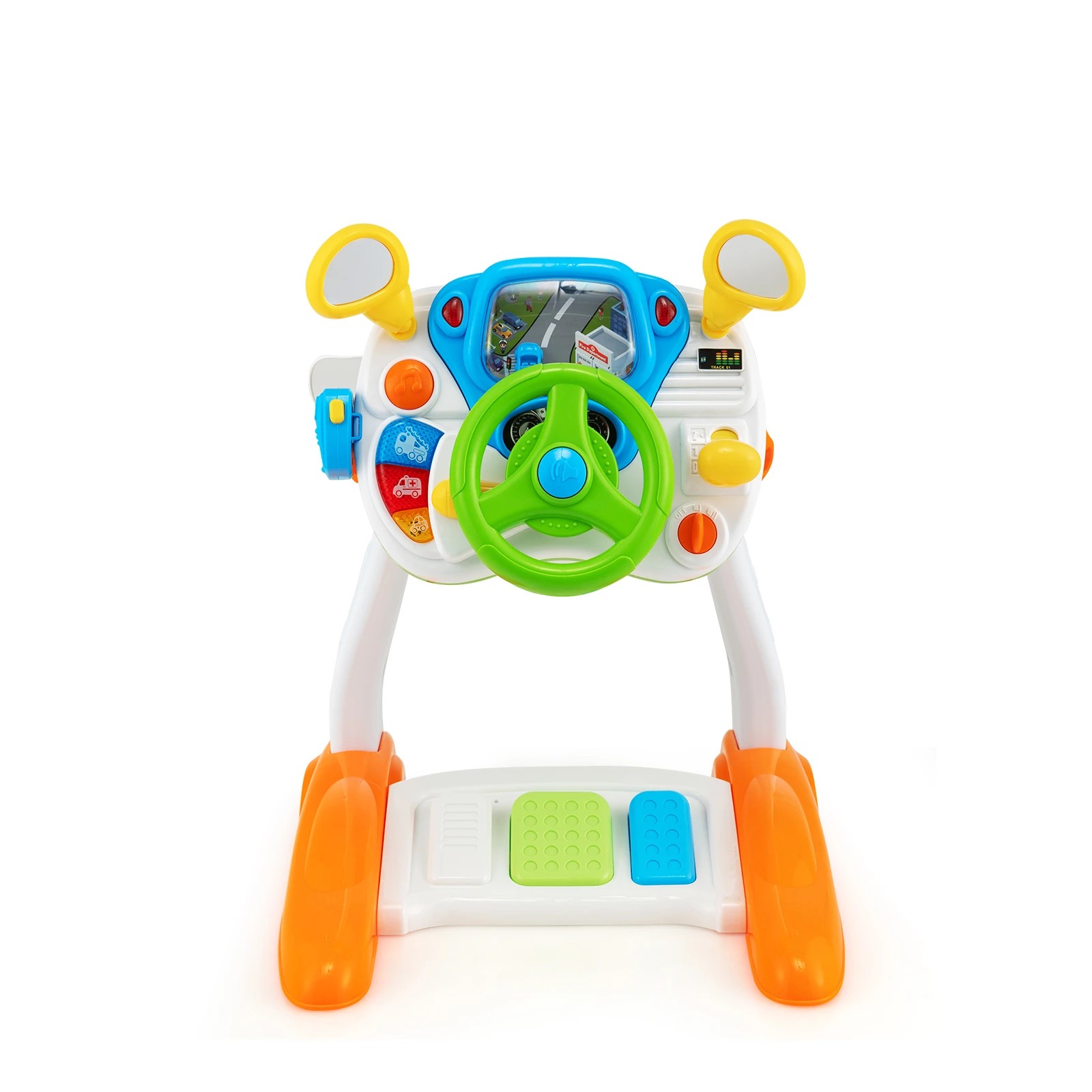 7 Costway All-in-1 Steering Wheel Stool Driving Toy, 7 of 7