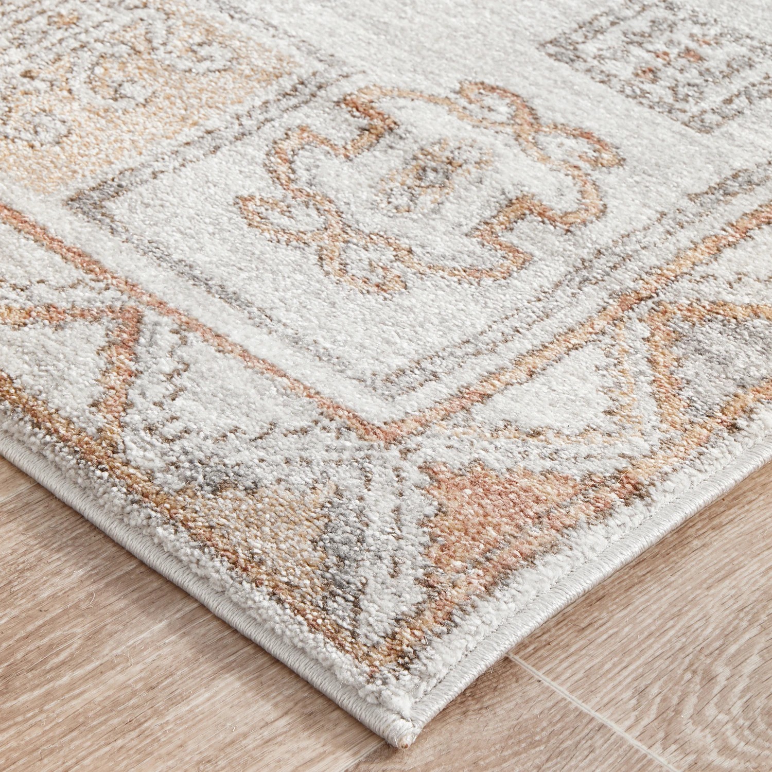 5 Common Ground Rugs Elite Caitlen 400x80cm - Large Runner Power Loomed Pet Friendly Rug - Natural, 5 of 9