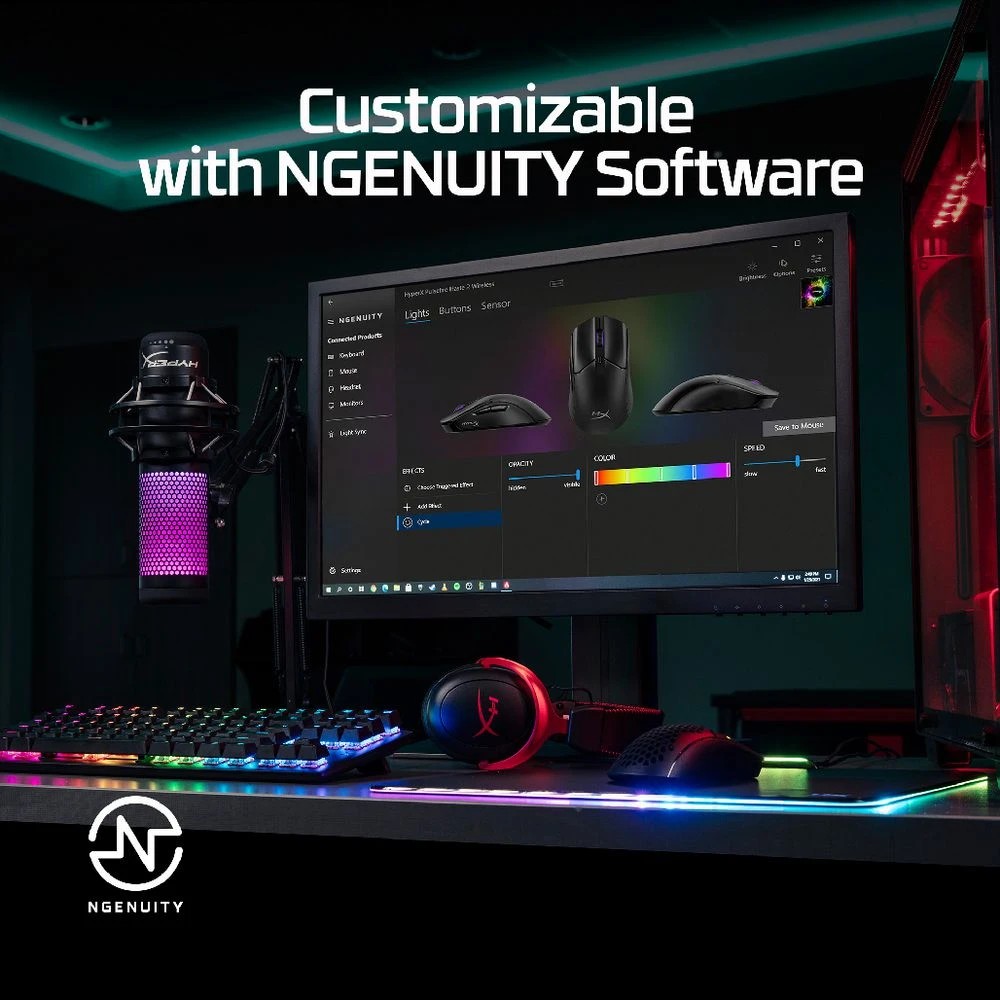 10 HyperX Pulsefire Haste 2 Wireless Gaming Mouse Black, 10 of 10