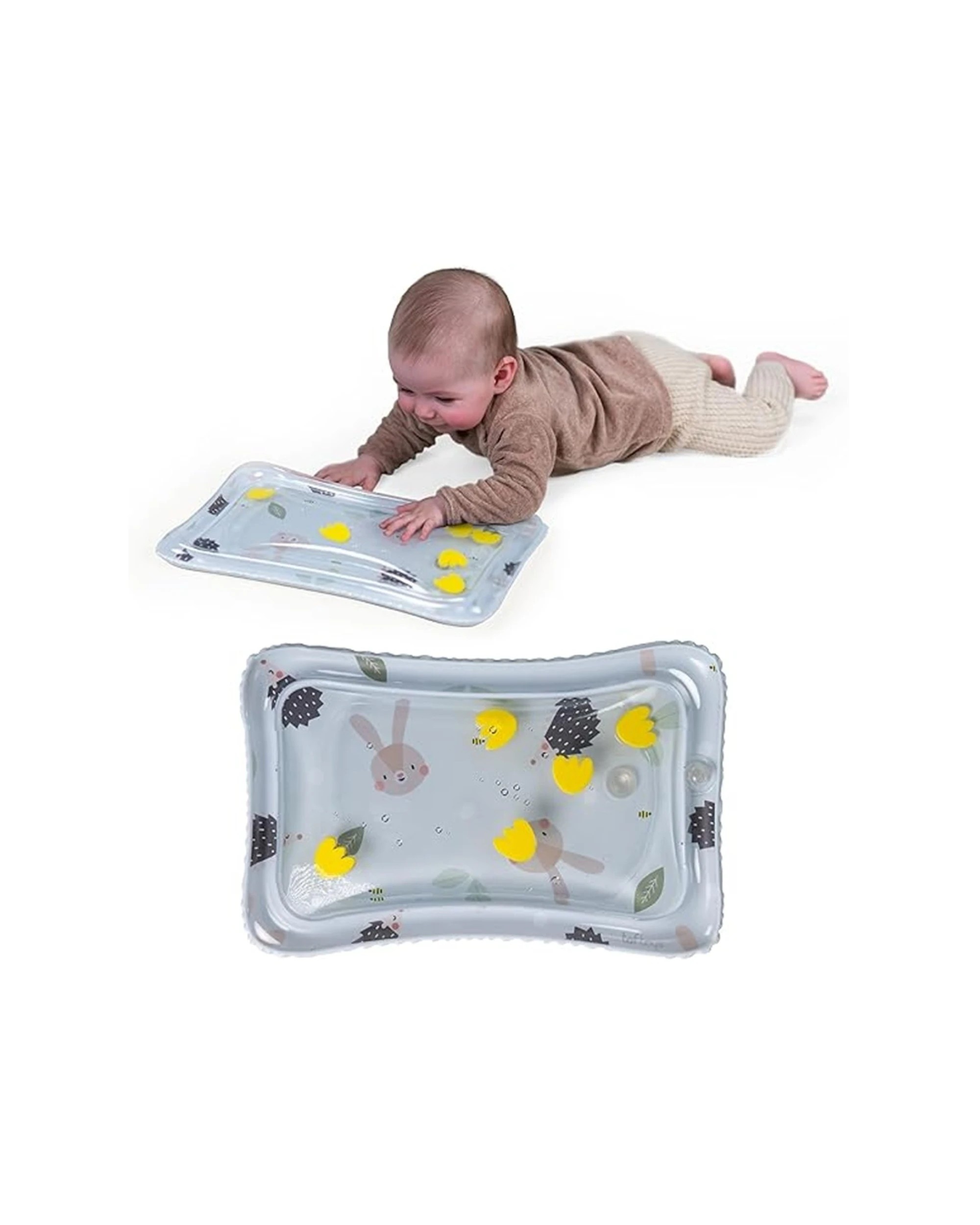 2 Taf Toys Tummy-Time Sensory Water Mat Durable Leak-Proof - Clear, 2 of 2