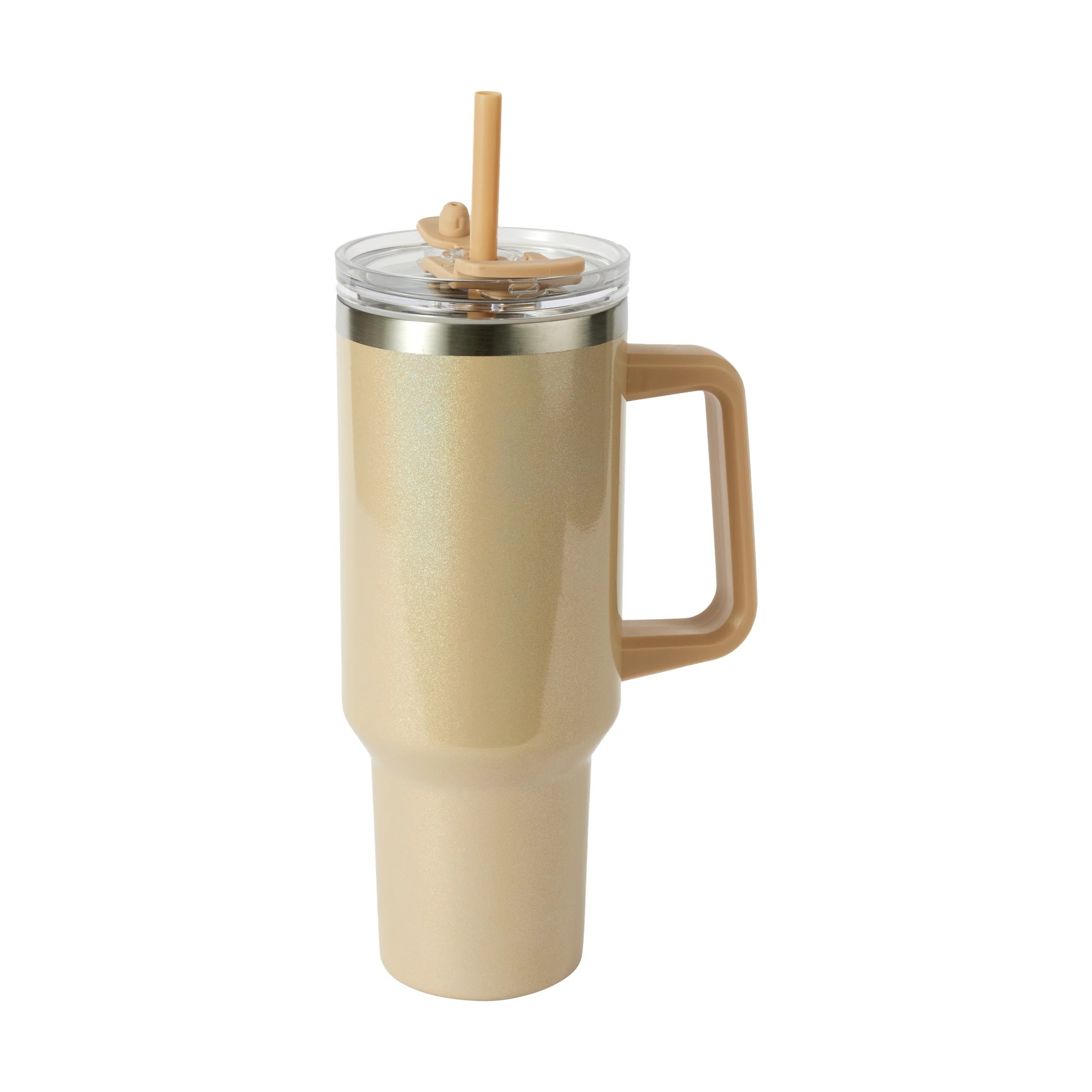 1 1.18L Pearl Gold Jumbo Tumbler with Handle, 1 of 7