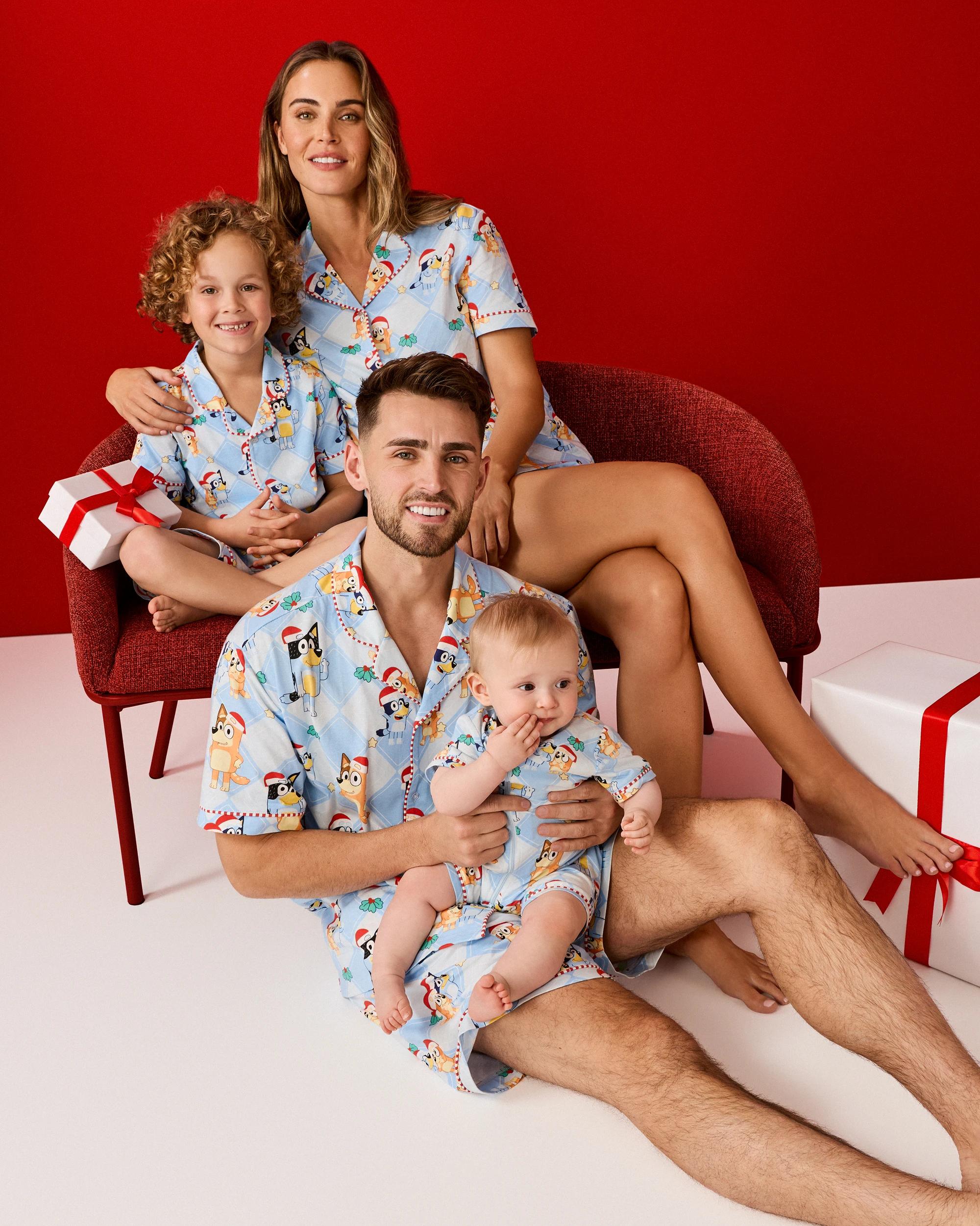 7 Family Matching Christmas Australian Cotton Baby Romper - Bluey BLUEY BLUE, 7 of 7
