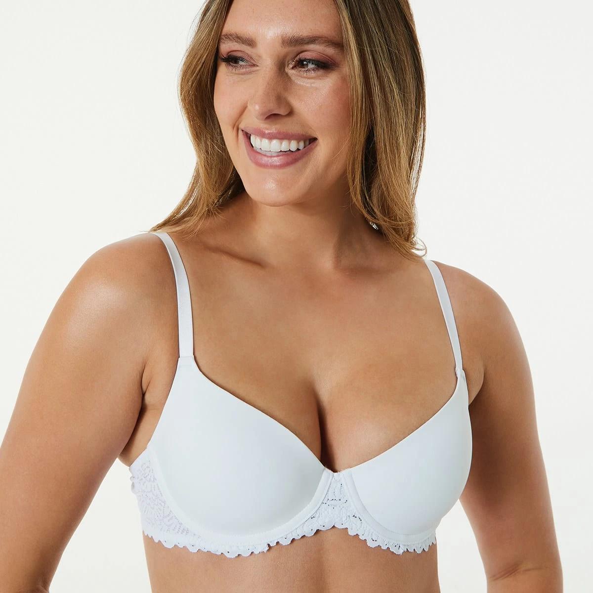 4 Lace Wing T-shirt Bra WHITE, 4 of 5