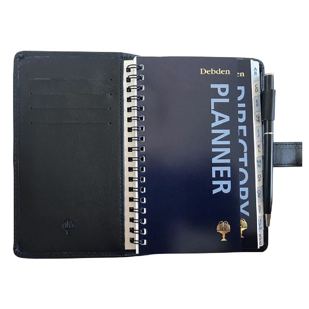 3 Dayplanner Slim Undated Organiser Black, 3 of 4
