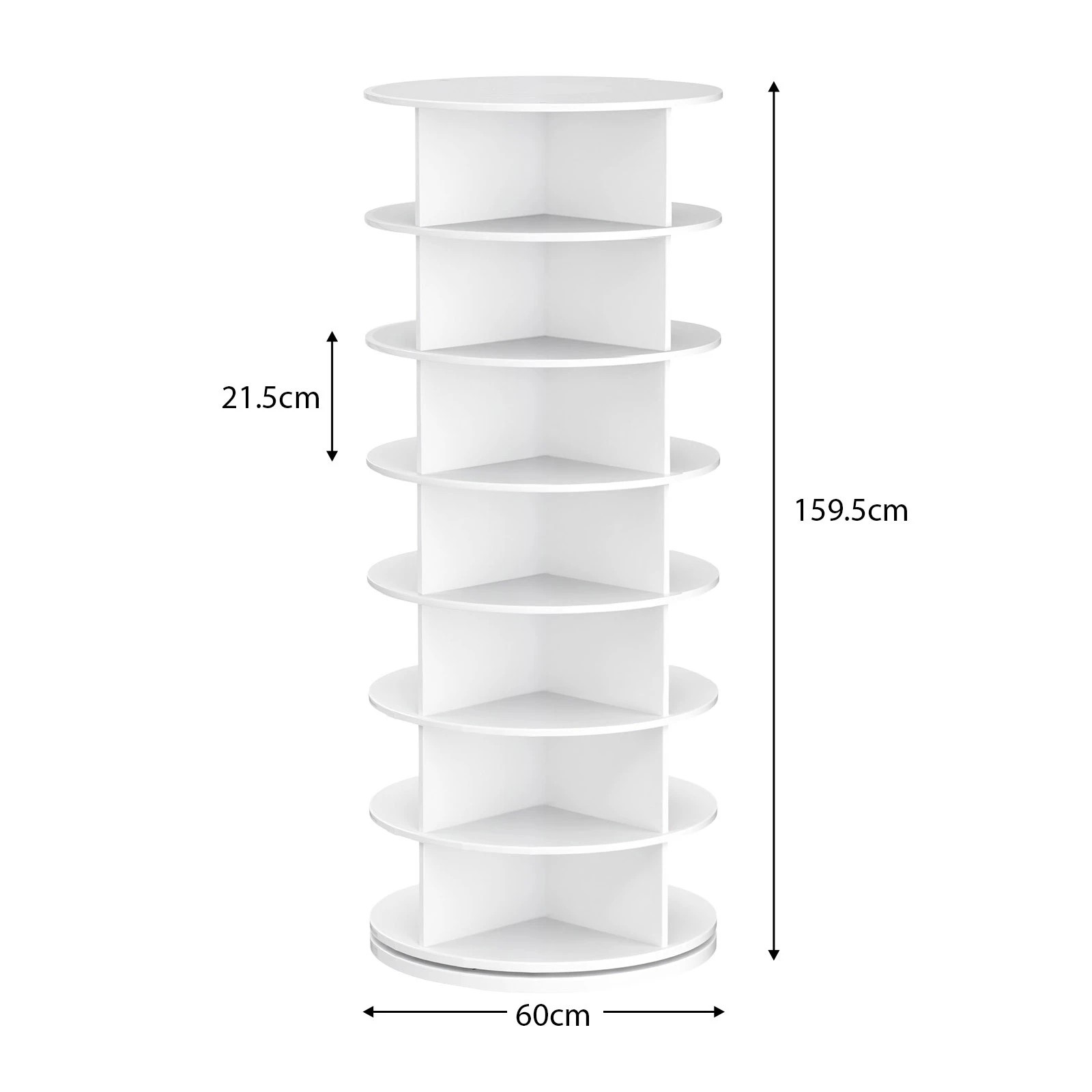 1 Ausway 28 Pairs Shoe Rack Storage Shelves Organiser - White, 1 of 4