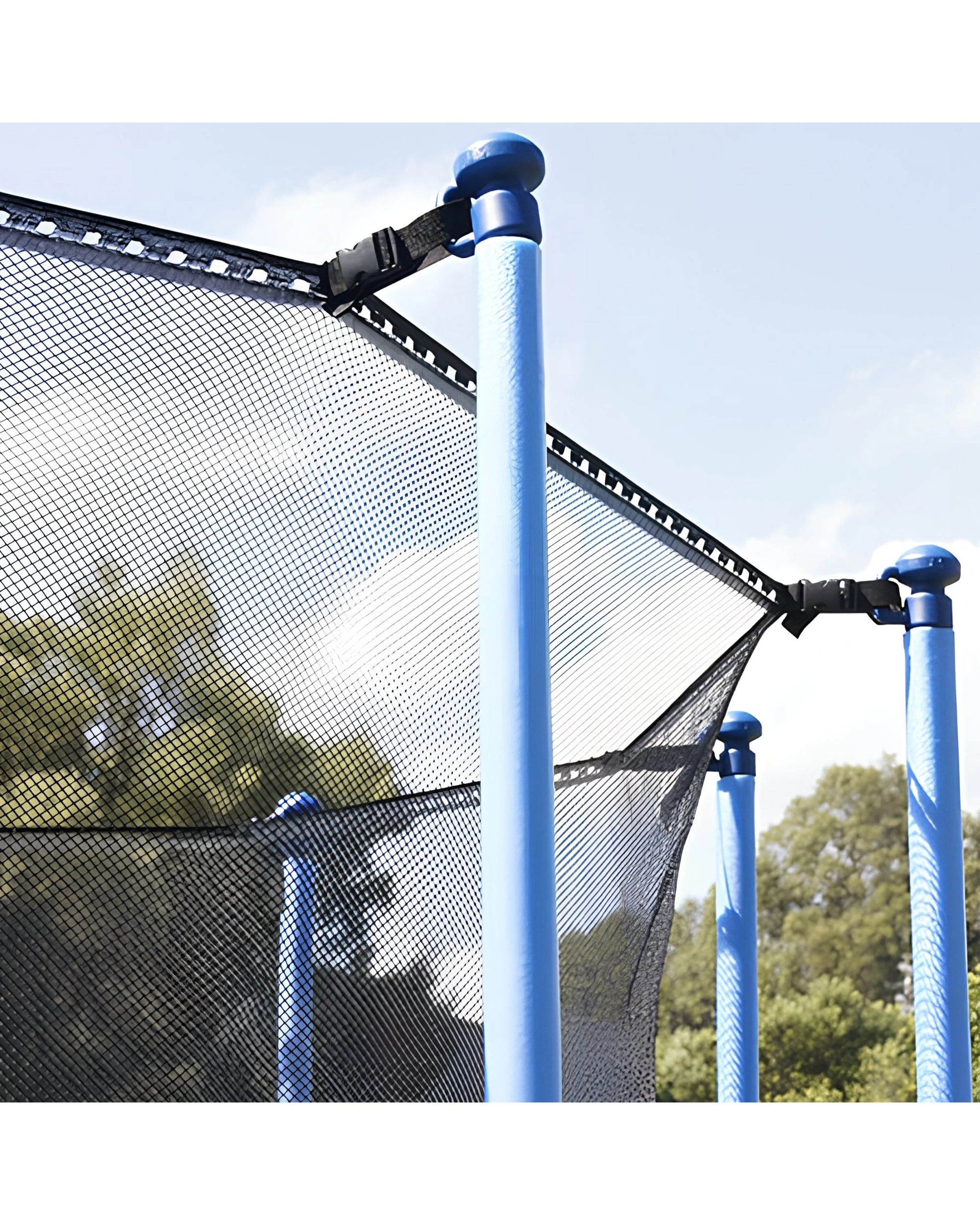 4 Kahuna Replacement Trampoline Inner Net 16 Feet 12 Pole - Blue, 4 of 5