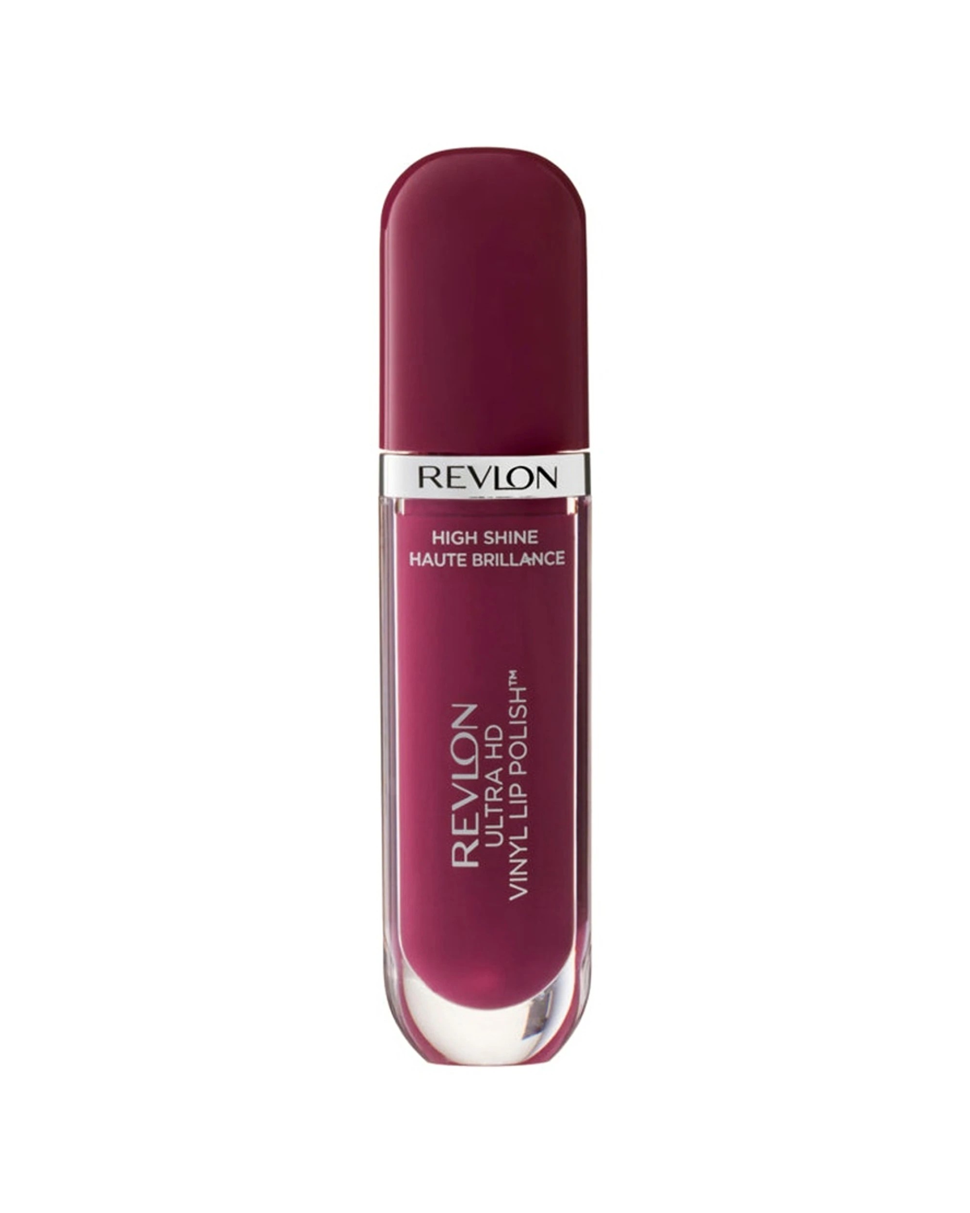 1 Revlon Ultra HD Vinyl Lip Polish High Shine Nourishing Berry Blissed - Burgundy, 1 of 2