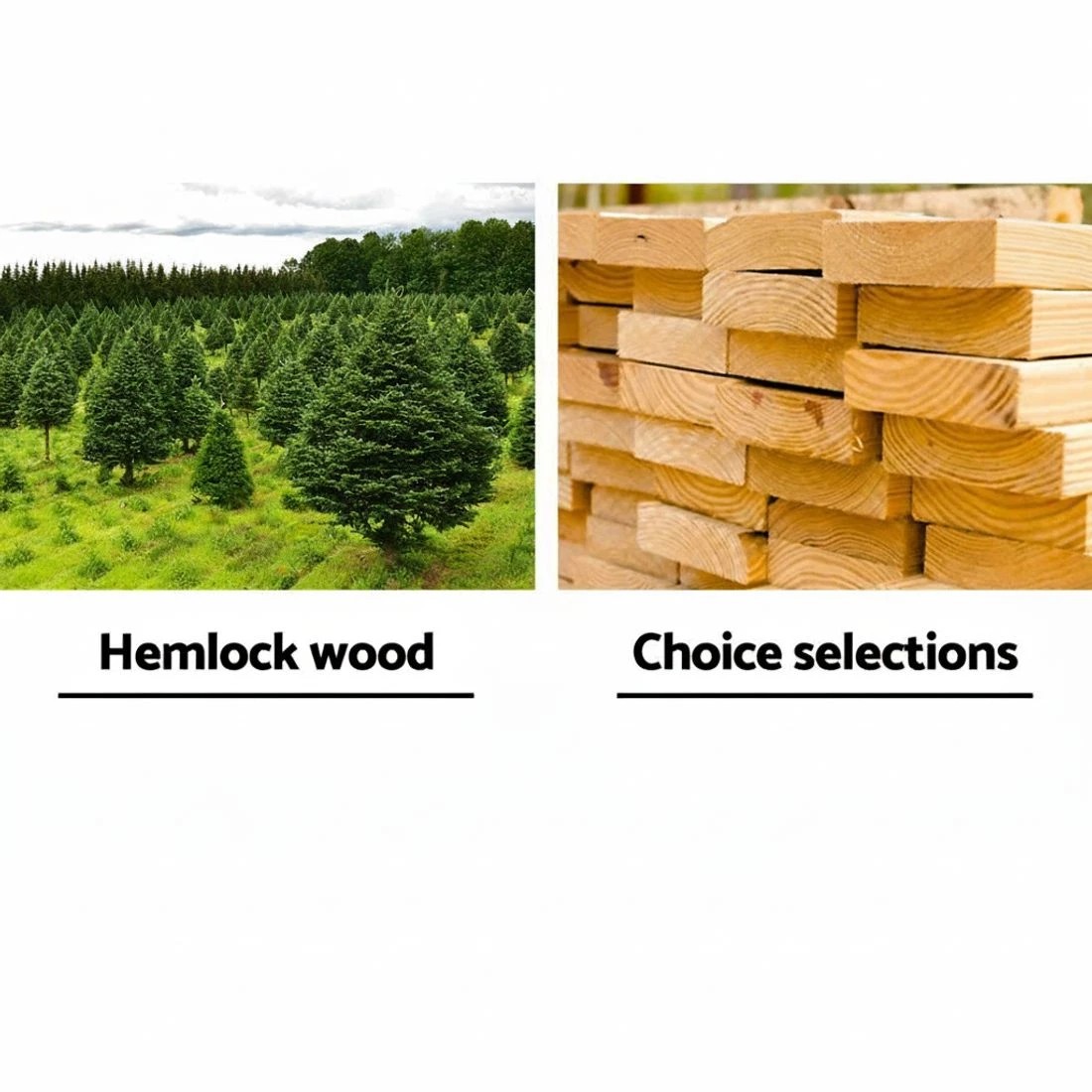 4 Gardeon 3PC Adirondack Outdoor Table and Chairs en Beach Chair Natural - Natural, 4 of 6