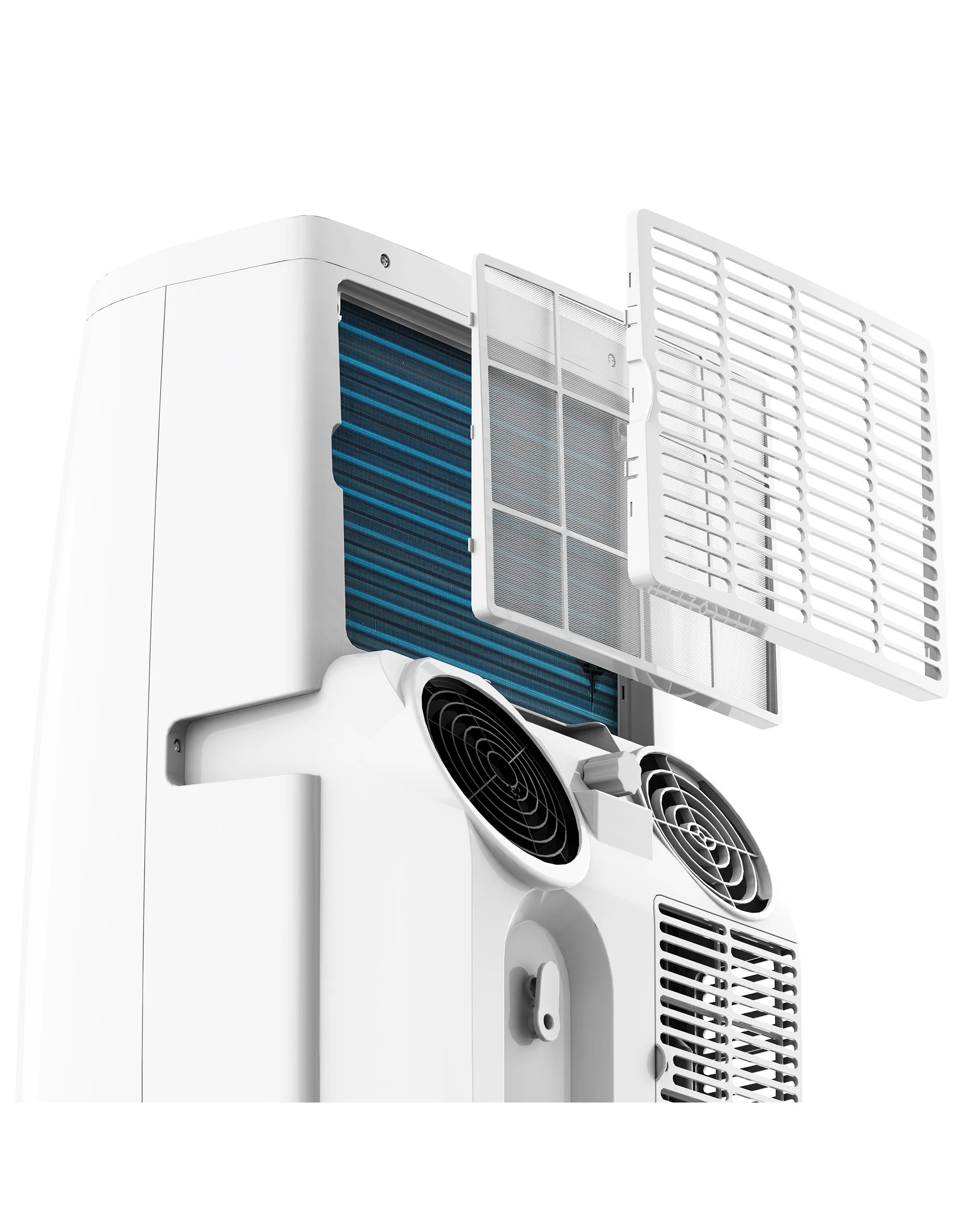 4 Advwin Portable Air Conditioner Evaporative Cooler Fan 16000BTU White, 4 of 7