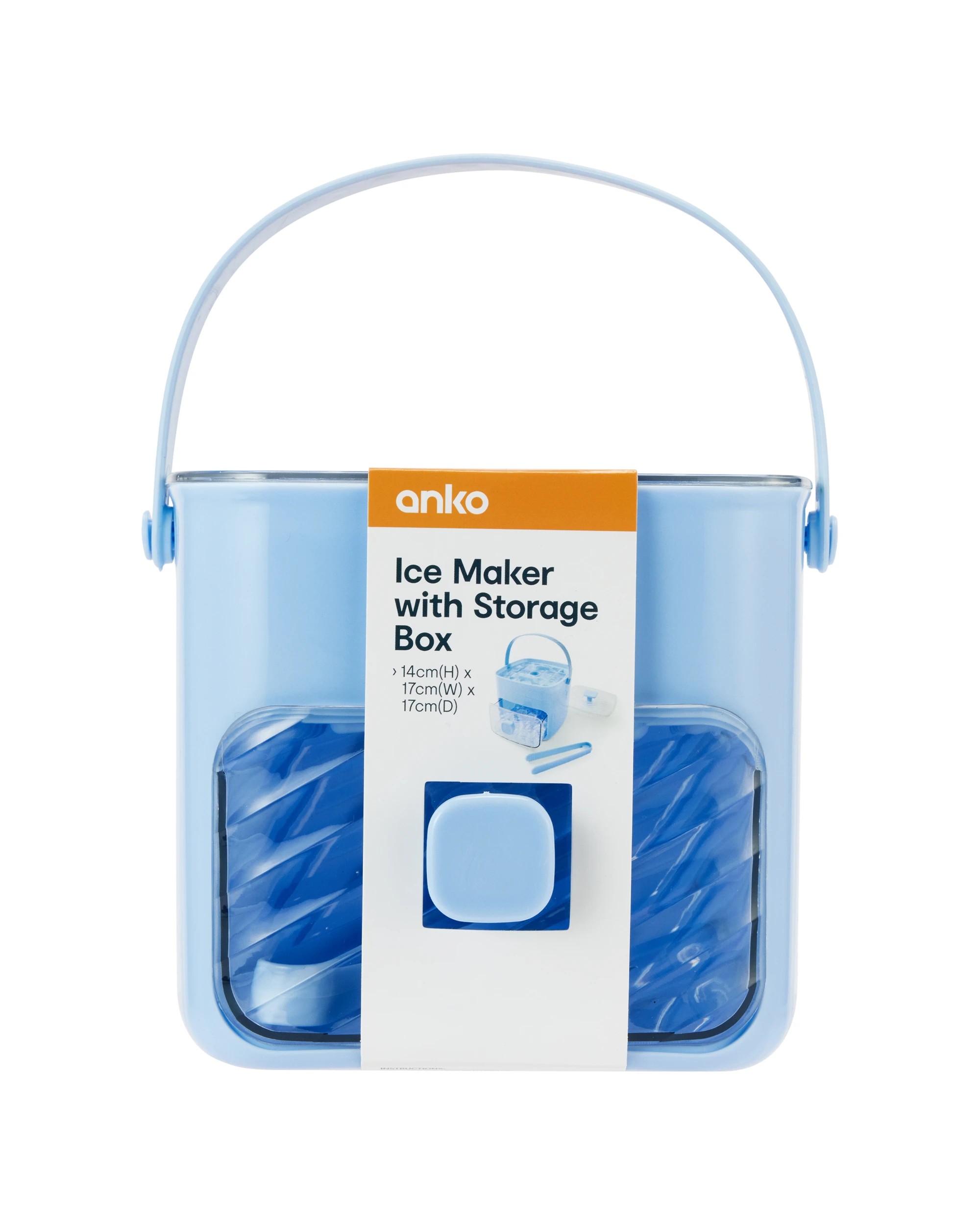 10 Ice Maker with Storage Box - Blue, 10 of 10