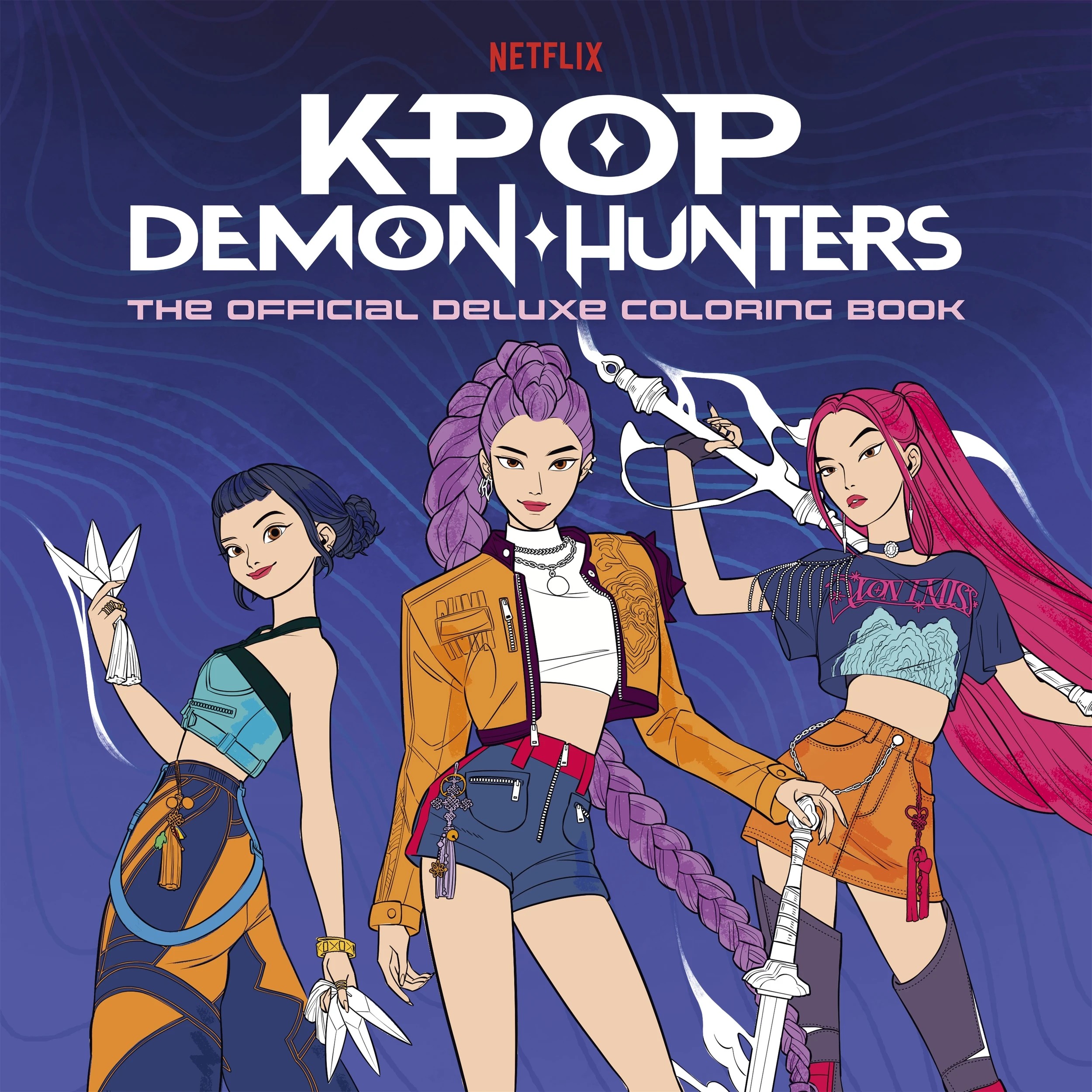 1 KPop Demon Hunters The Official Deluxe Coloring Book, 1 of 1