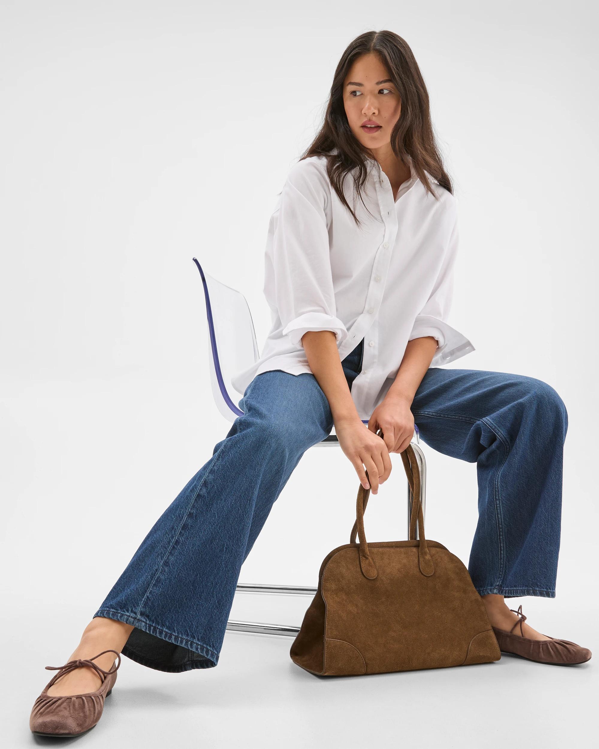 1 Target Woman Australian Cotton Batwing Shirt WHITE, 1 of 7