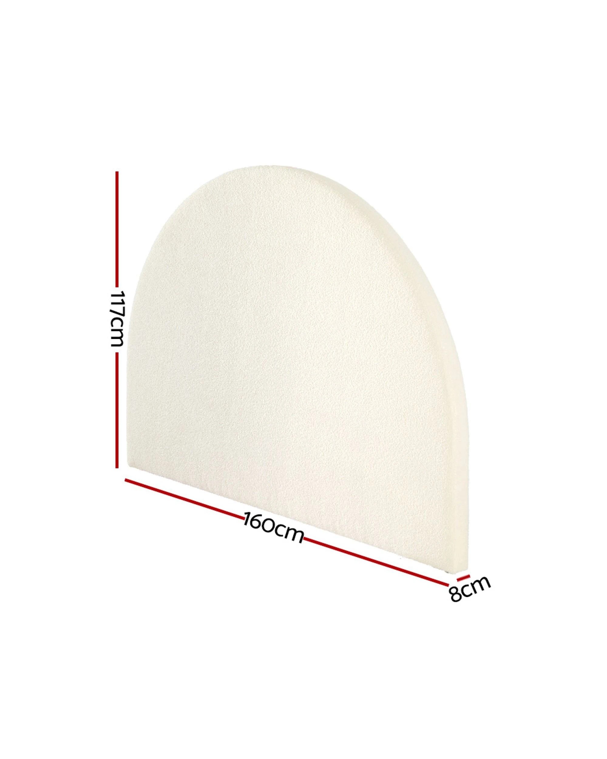 1 Artiss Bed Head Headboard Bed Frame Queen
 - White, 1 of 2