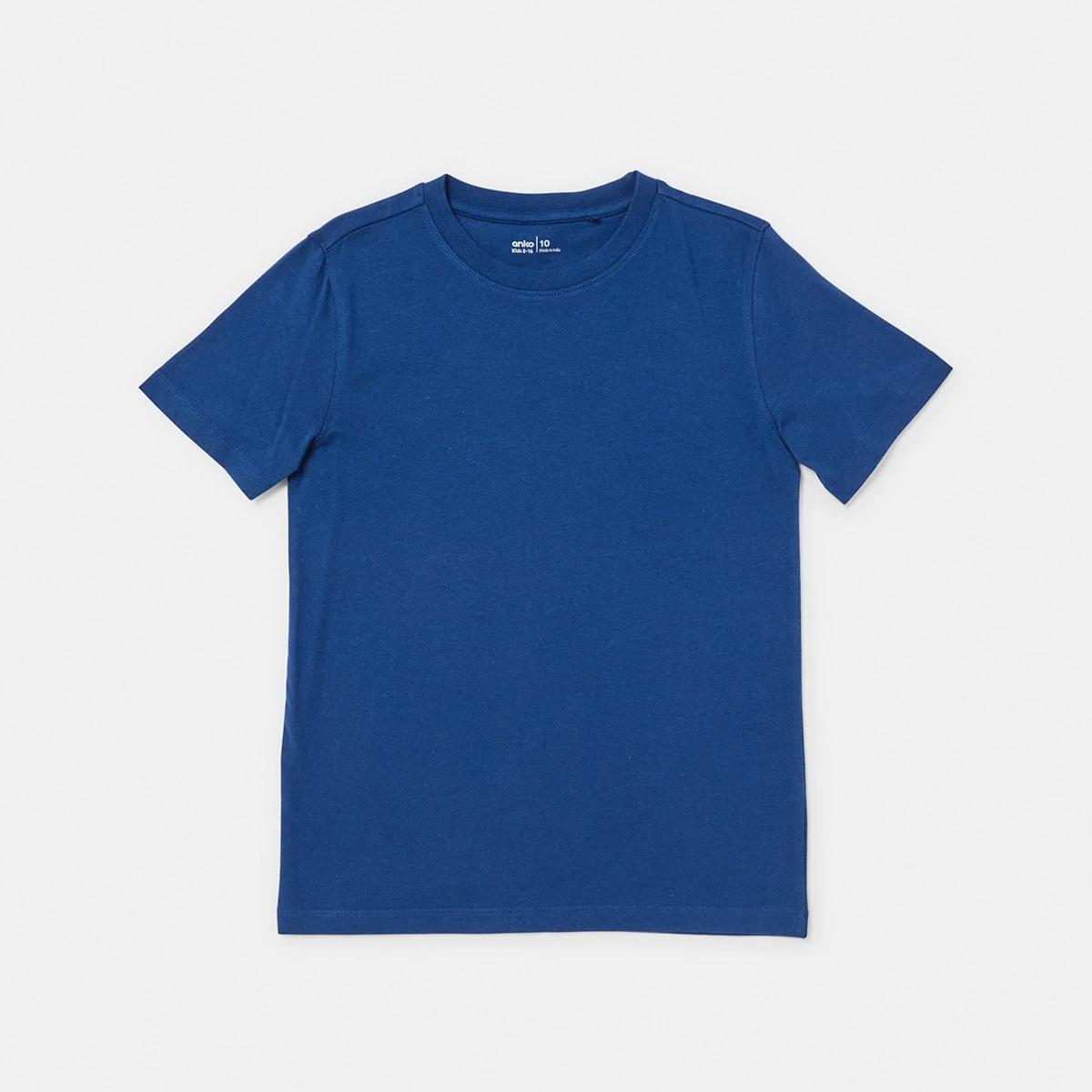 7 Short Sleeve Plain T-shirt ROYAL BLUE, 7 of 8