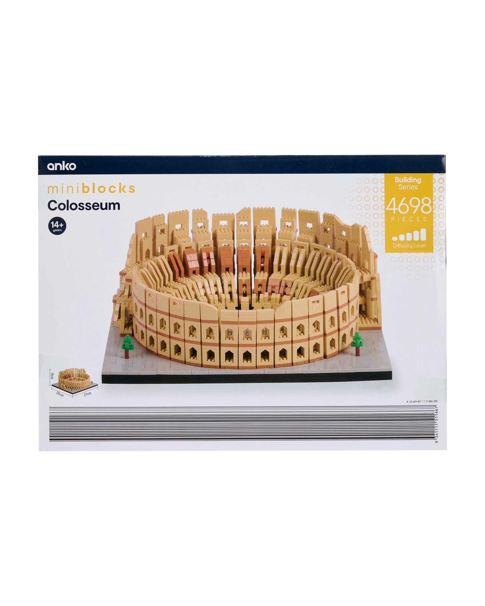 4 4698 Piece Mini Blocks Building Series: Colosseum, 4 of 4