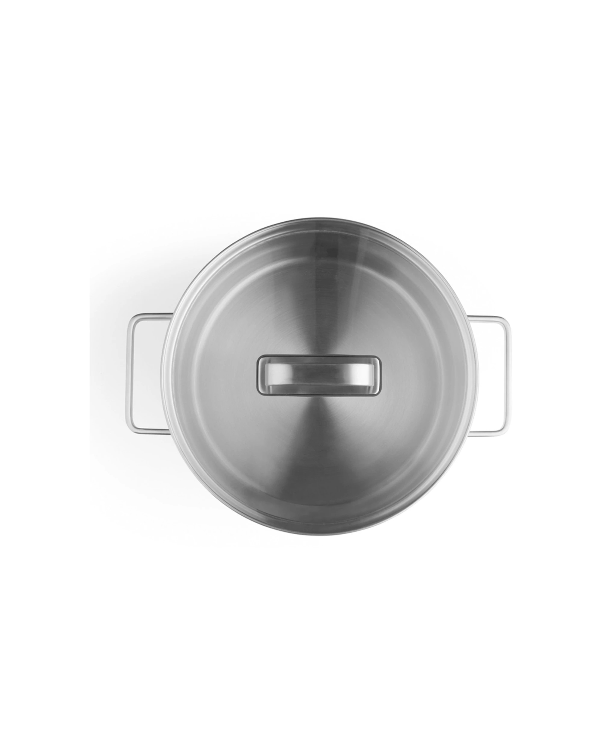 3 Woll Steel Stock Pot With Lid 24cm 7.5L Premium Stainless Steel - Silver, 3 of 6