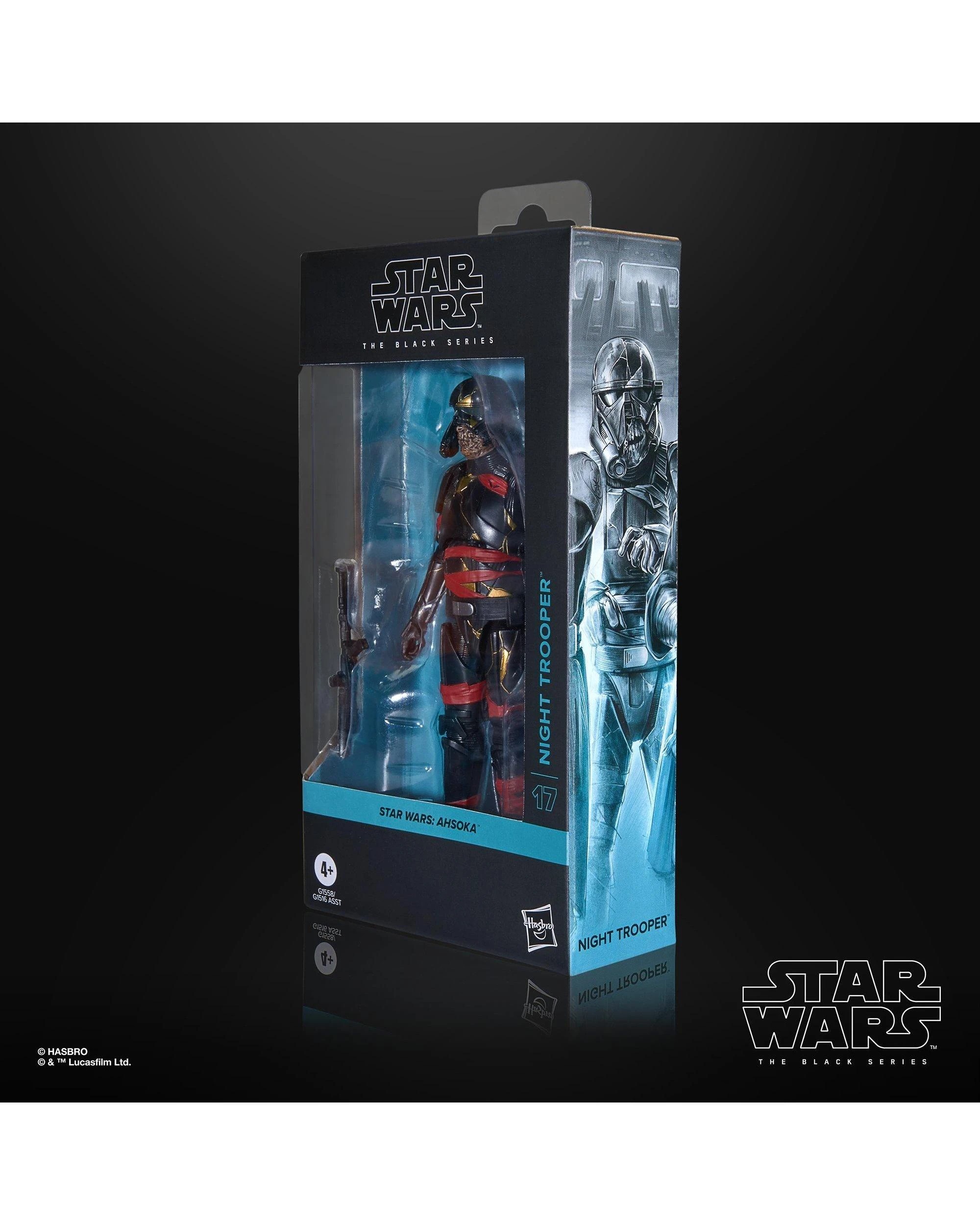 10 Star Wars The Black Series: Ahsoka Night Trooper Action Figure, 10 of 10