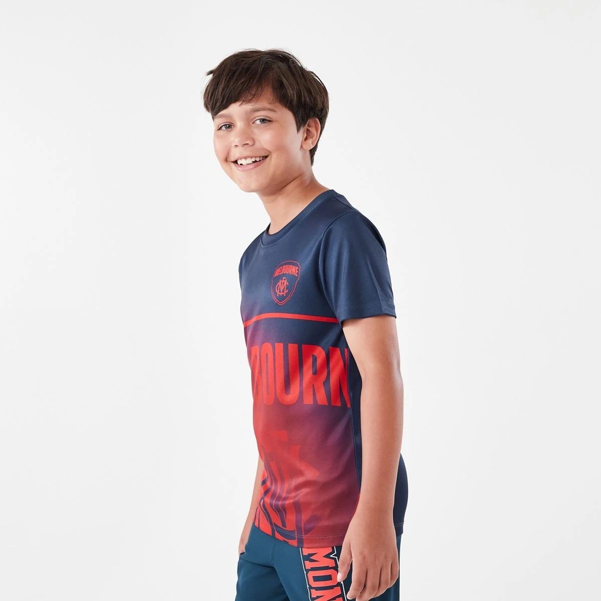 4 Official AFL Kids Training T-shirt Melbourne, 4 of 10