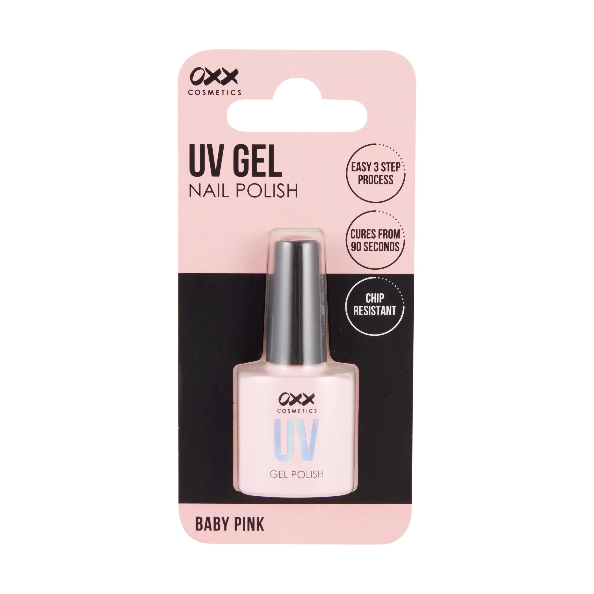 2 UV Gel Nail Polish, Baby Pink - OXX Cosmetics - Pink, 2 of 5